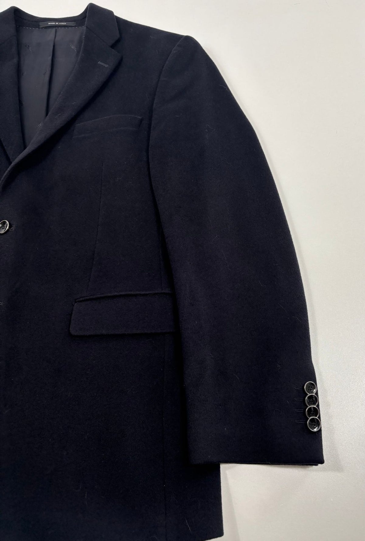 Blazer Smalto 100 % cachemire noir – Taille 56-7