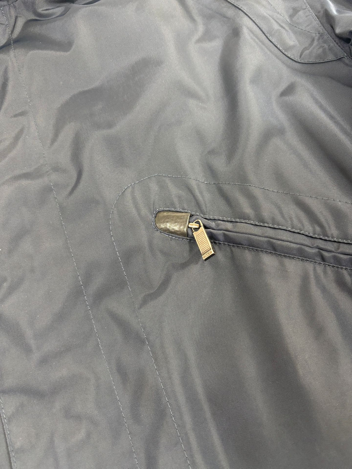 Veste Zegna Sport Microtene imperméable bleu marine – Taille XL-5