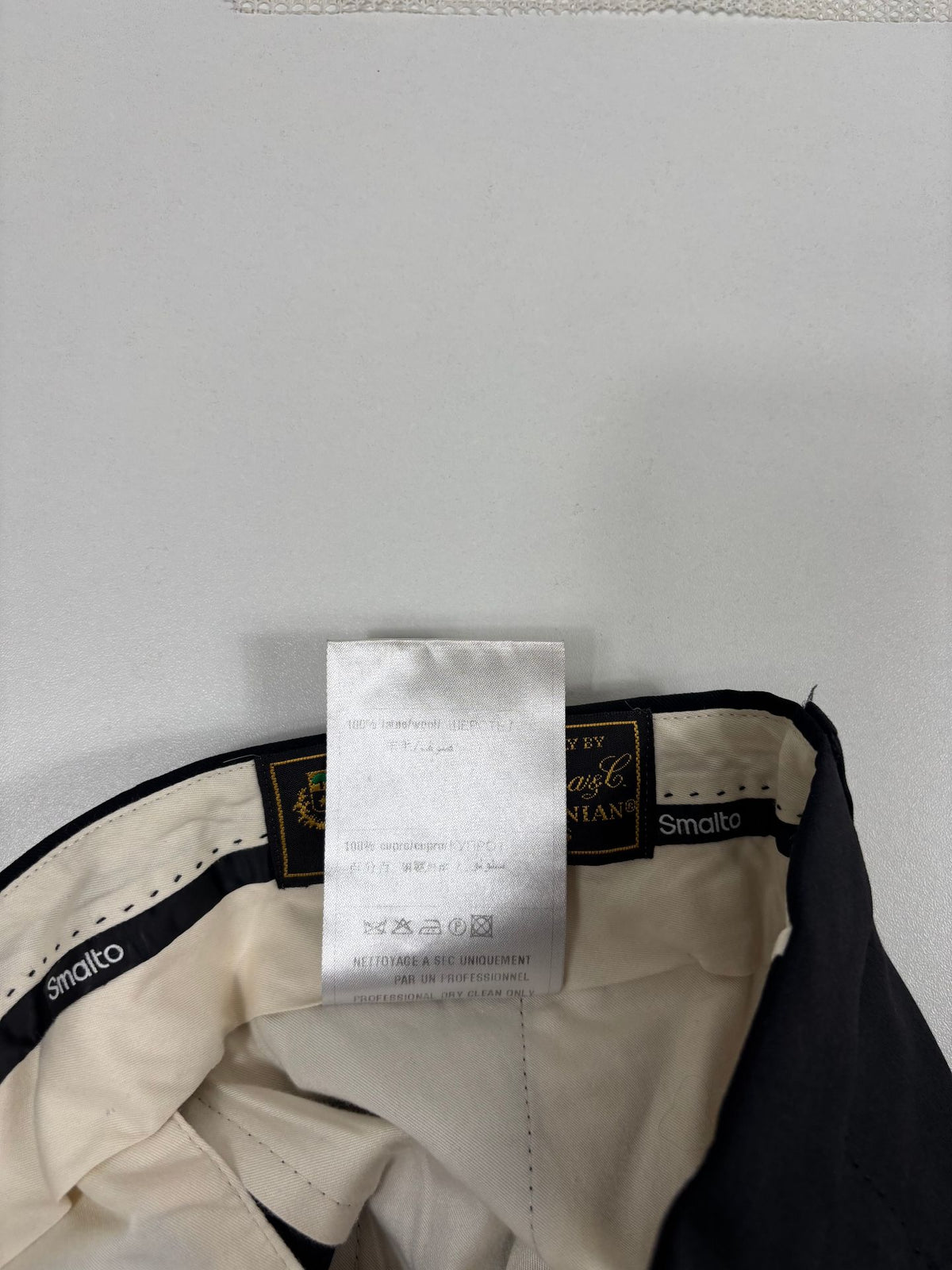 Pantalon Smalto laine Loro Piana Super 130's noir – Taille 48 (IT 56 / US 40)-3