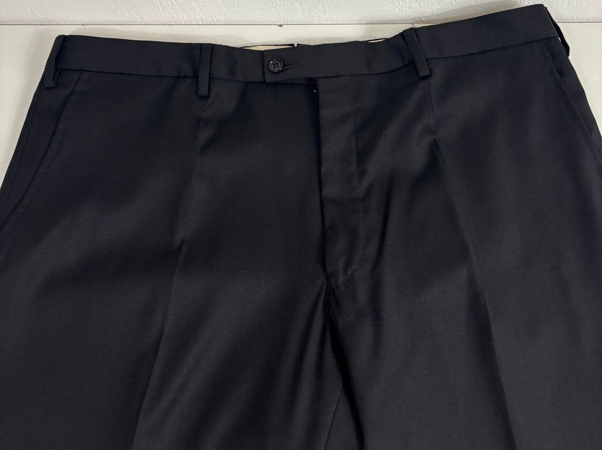 Pantalon Smalto laine Loro Piana Super 130's noir – Taille 48 (IT 56 / US 40)-6