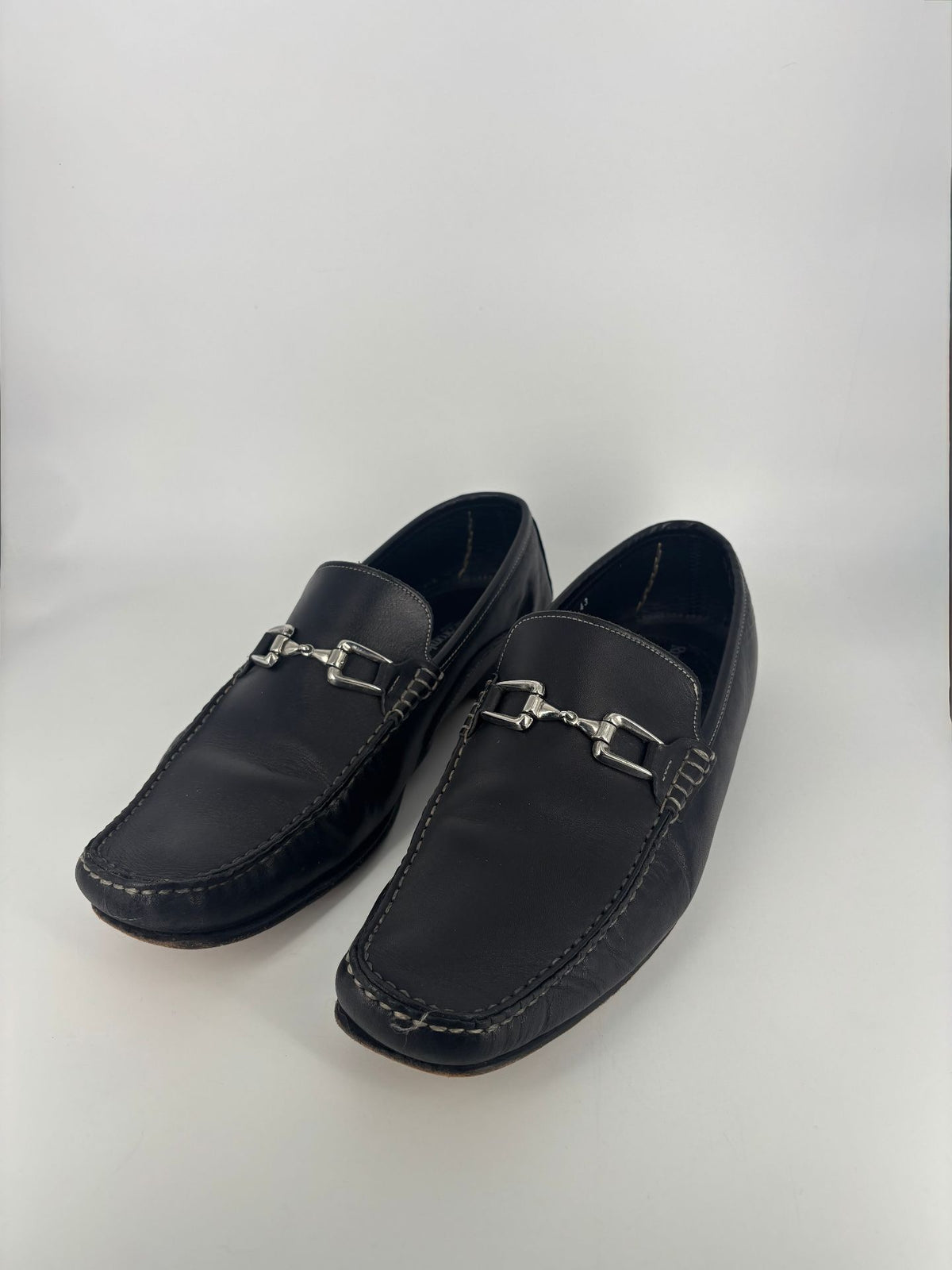Mocassins Russell & Bromley cuir noir à mors – Pointure 43-2