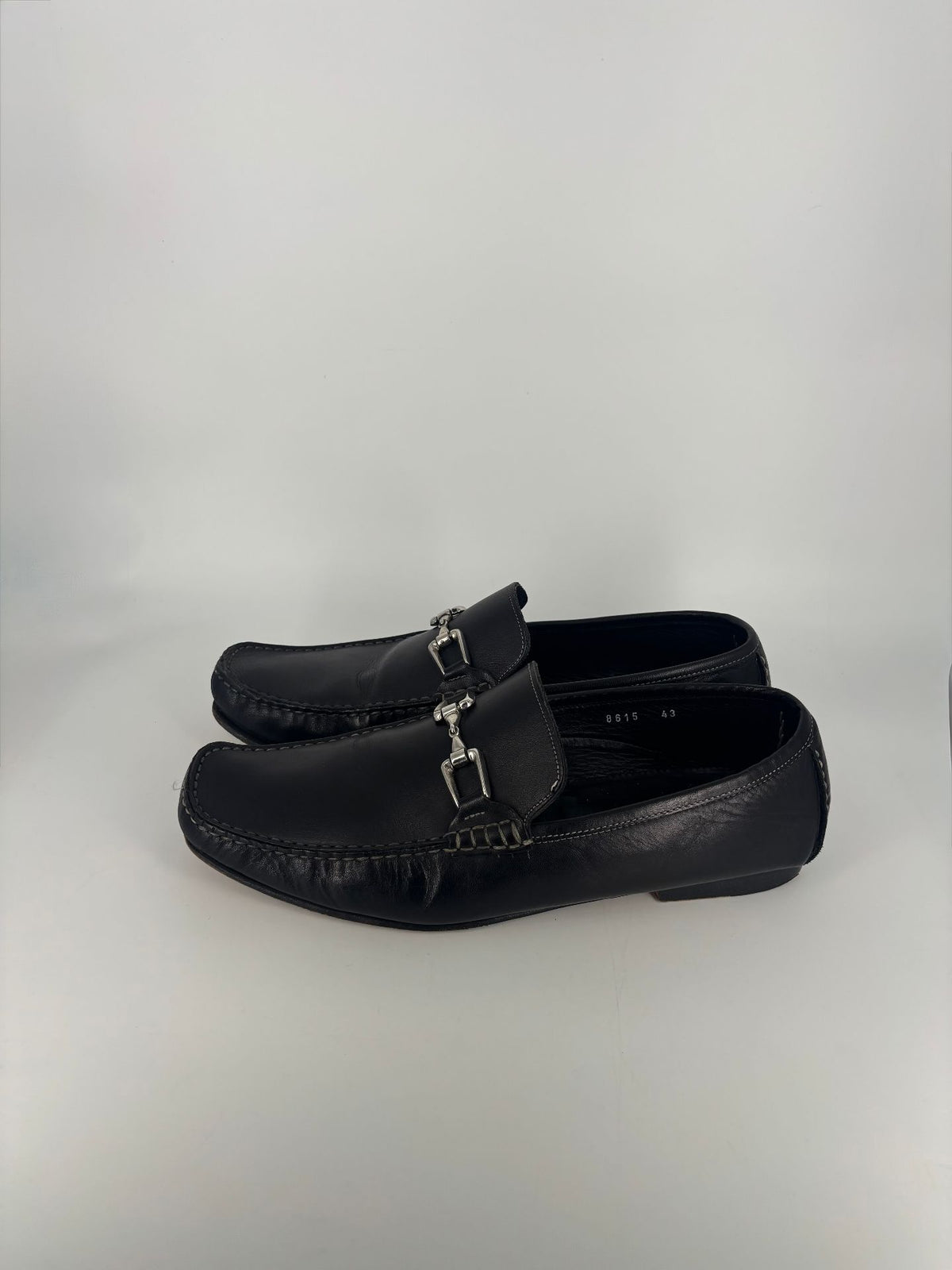 Mocassins Russell & Bromley cuir noir à mors – Pointure 43-4
