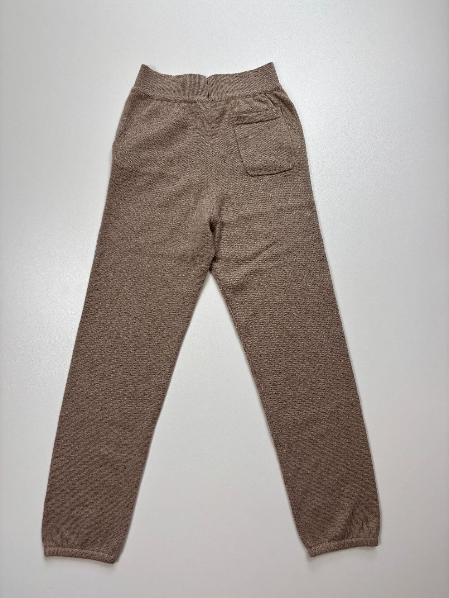 Ensemble Loro Piana enfant hoodie + jogger 100% cachemire taupe-6