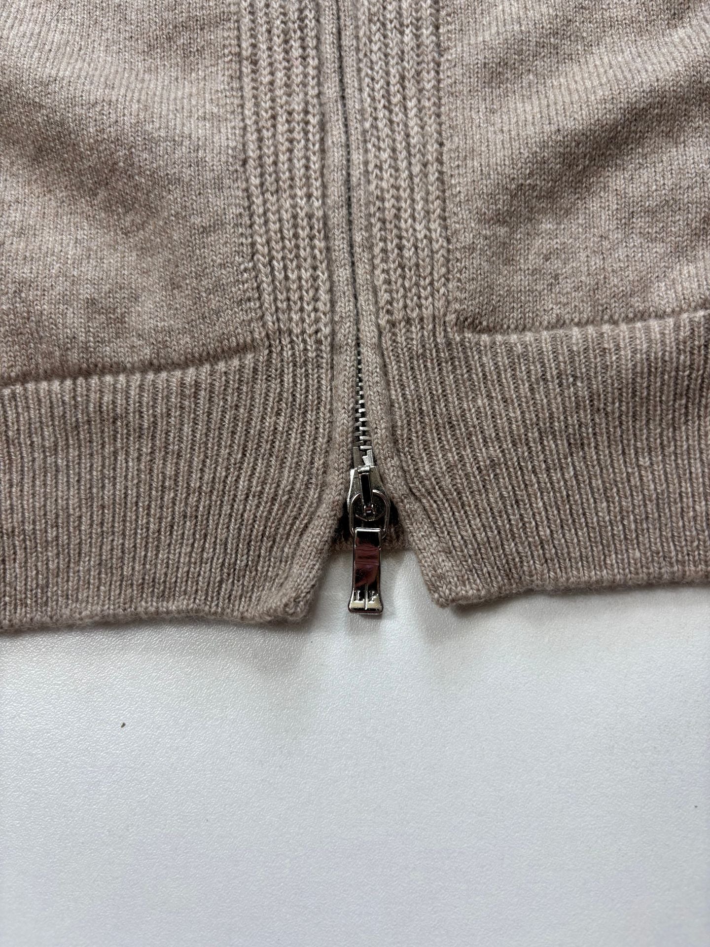 Ensemble Loro Piana enfant hoodie + jogger 100% cachemire taupe-11