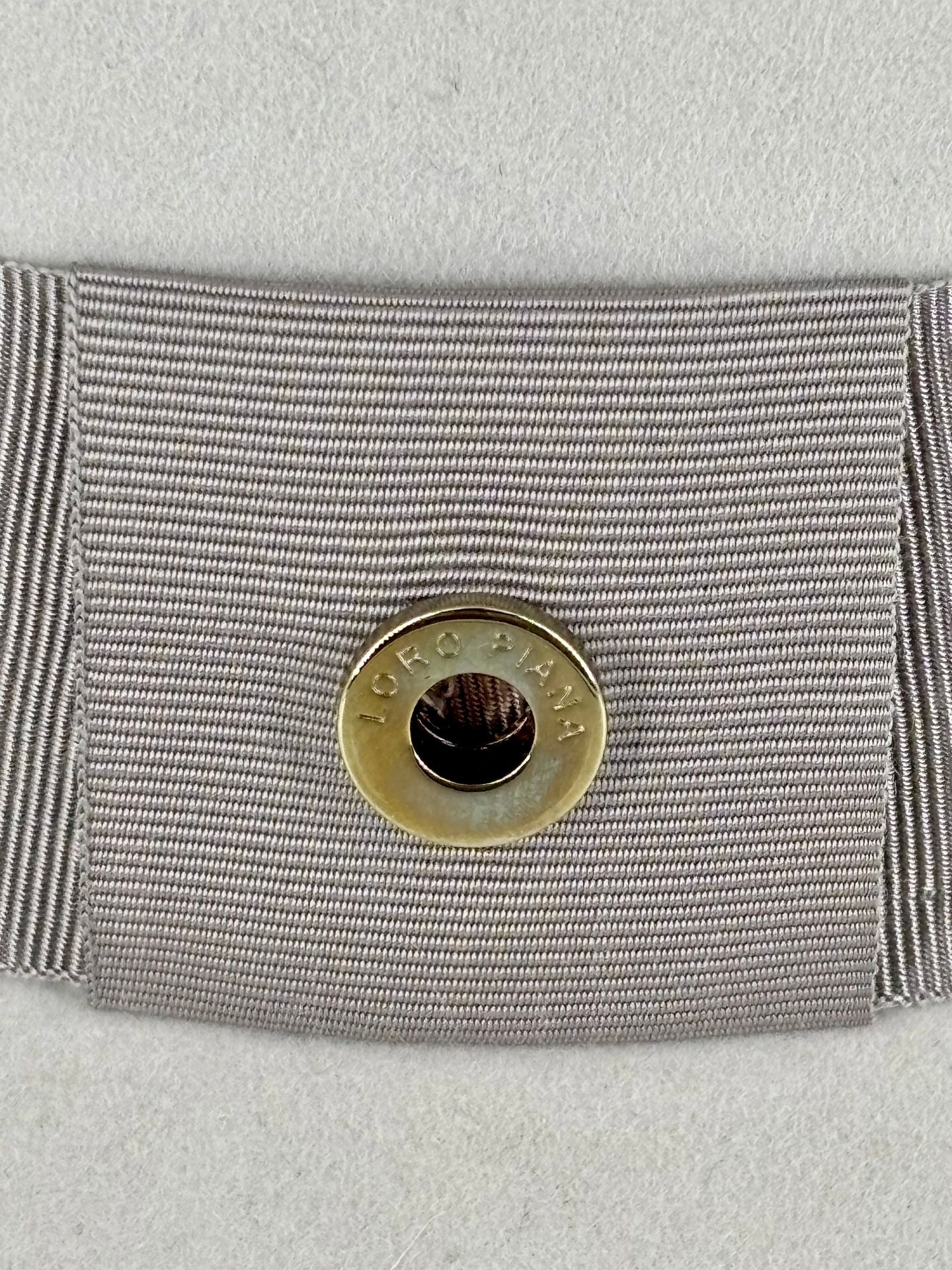 Chapeau Loro Piana feutre poil de lièvre cachemire beige ruban gros-grain-3
