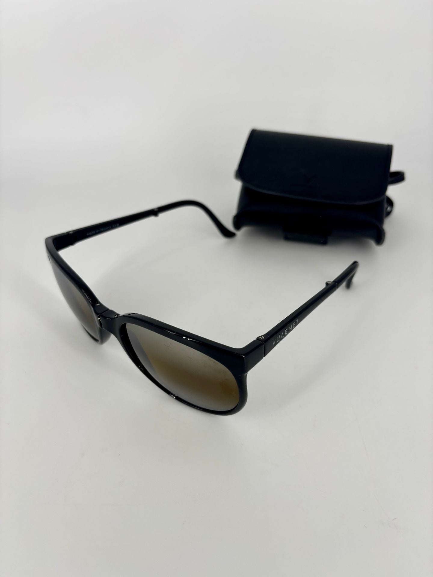 Lunettes Vuarnet pliables noires verres dégradés bruns – Made in France-2