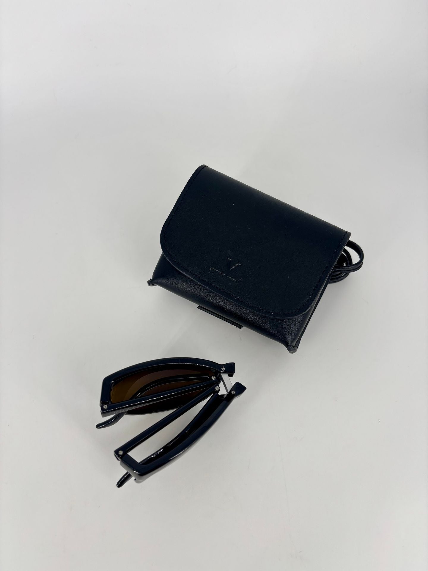 Lunettes Vuarnet pliables noires verres dégradés bruns – Made in France-7