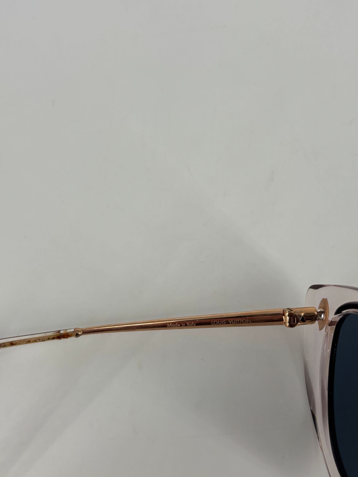 Lunettes de soleil Louis Vuitton cat-eye métal rose gold verres miroir-9