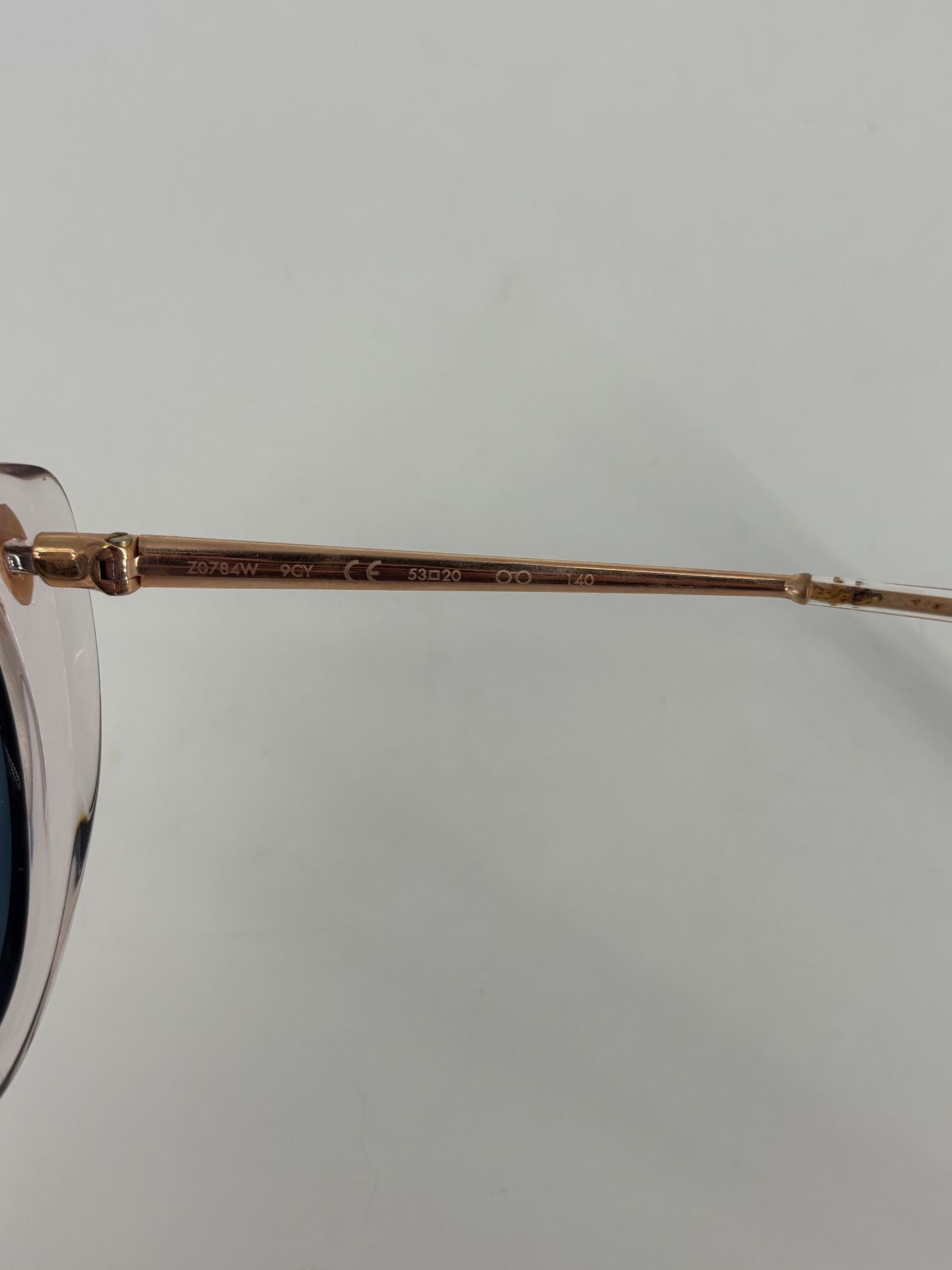 Lunettes de soleil Louis Vuitton cat-eye métal rose gold verres miroir-10