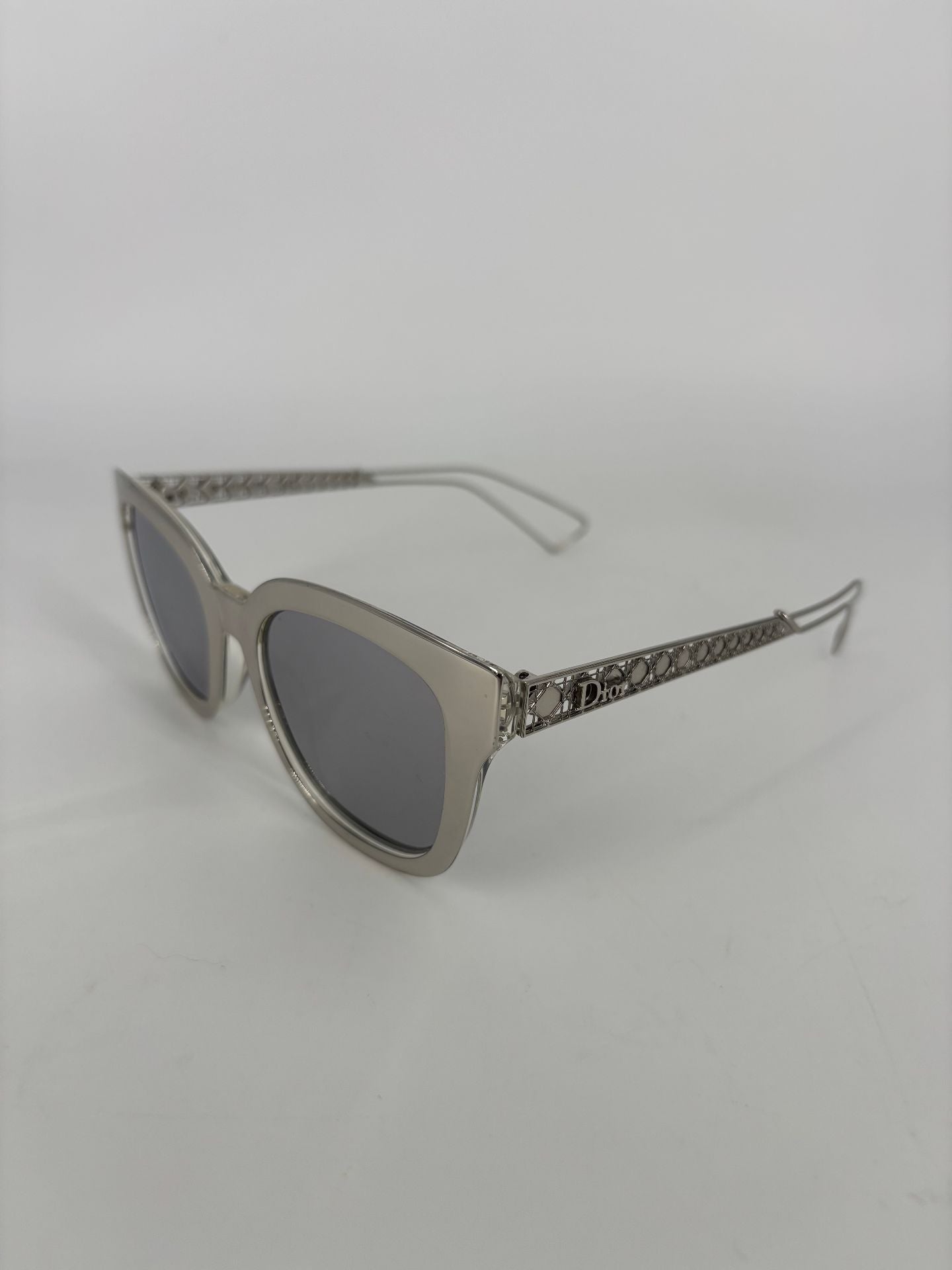 Lunettes de soleil Christian Dior Diorama7 palladium cristal transparent-2