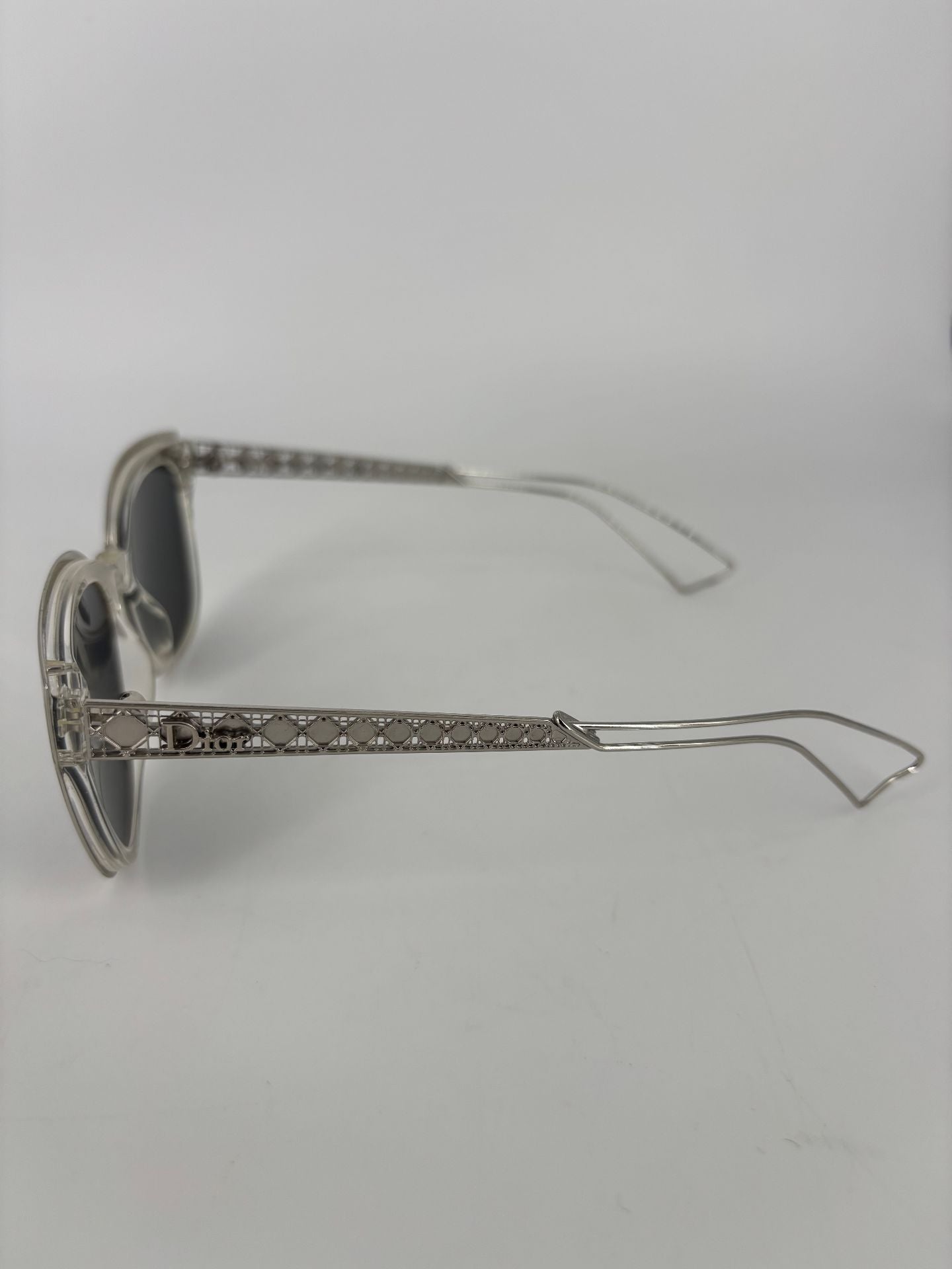 Lunettes de soleil Christian Dior Diorama7 palladium cristal transparent-3