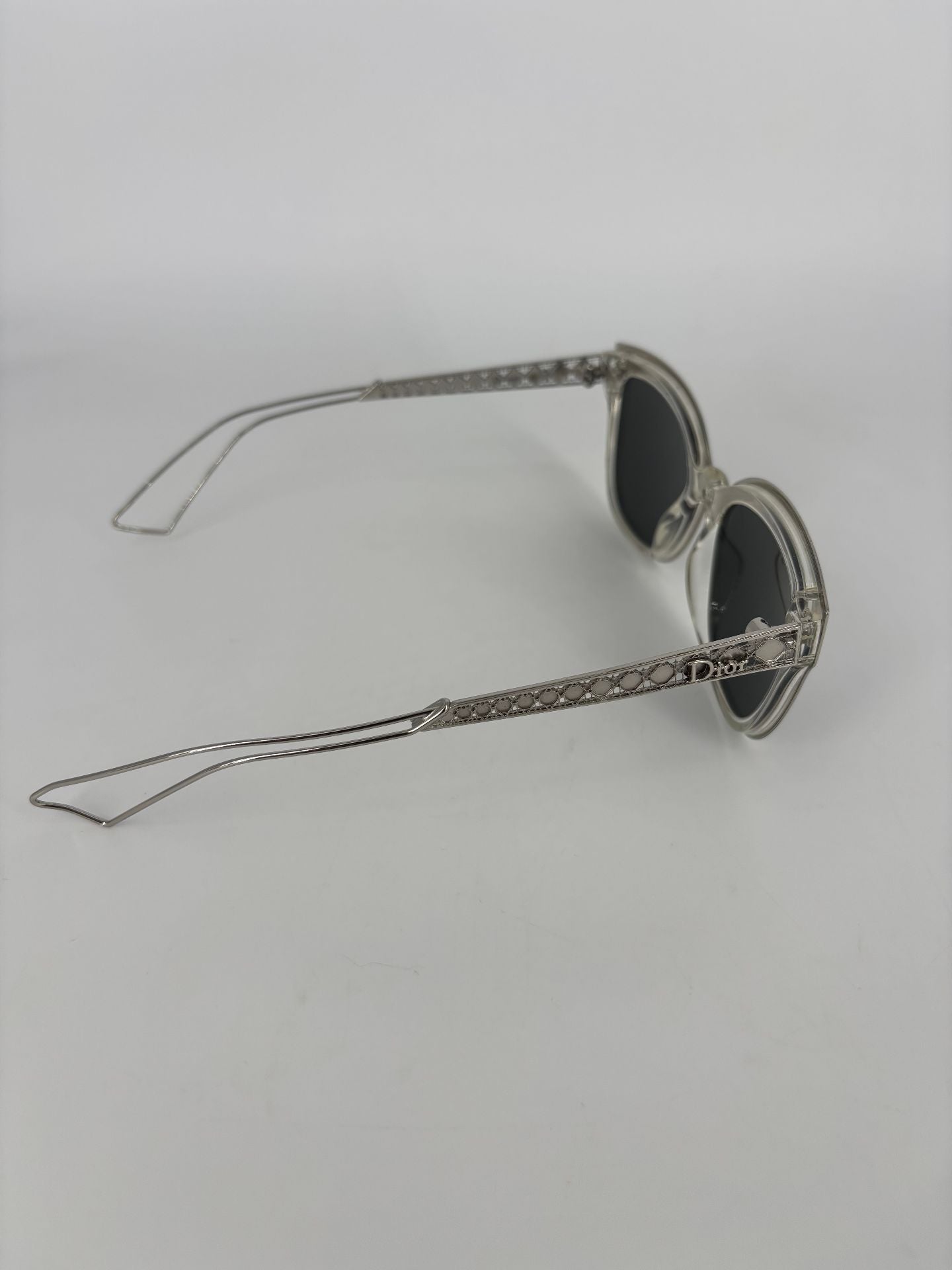 Lunettes de soleil Christian Dior Diorama7 palladium cristal transparent-5