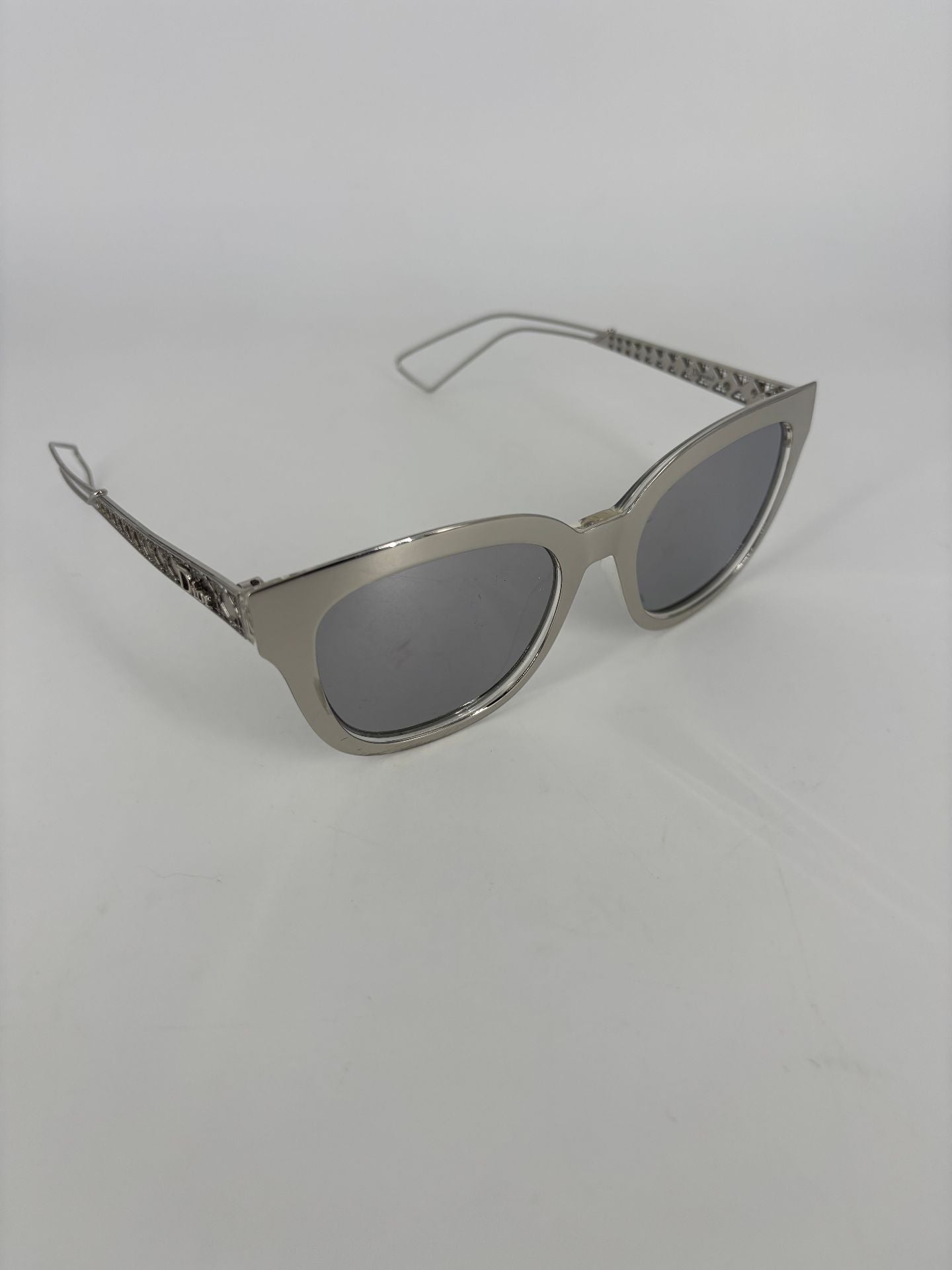 Lunettes de soleil Christian Dior Diorama7 palladium cristal transparent-6