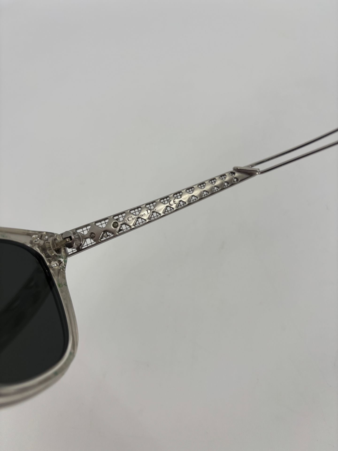 Lunettes de soleil Christian Dior Diorama7 palladium cristal transparent-8