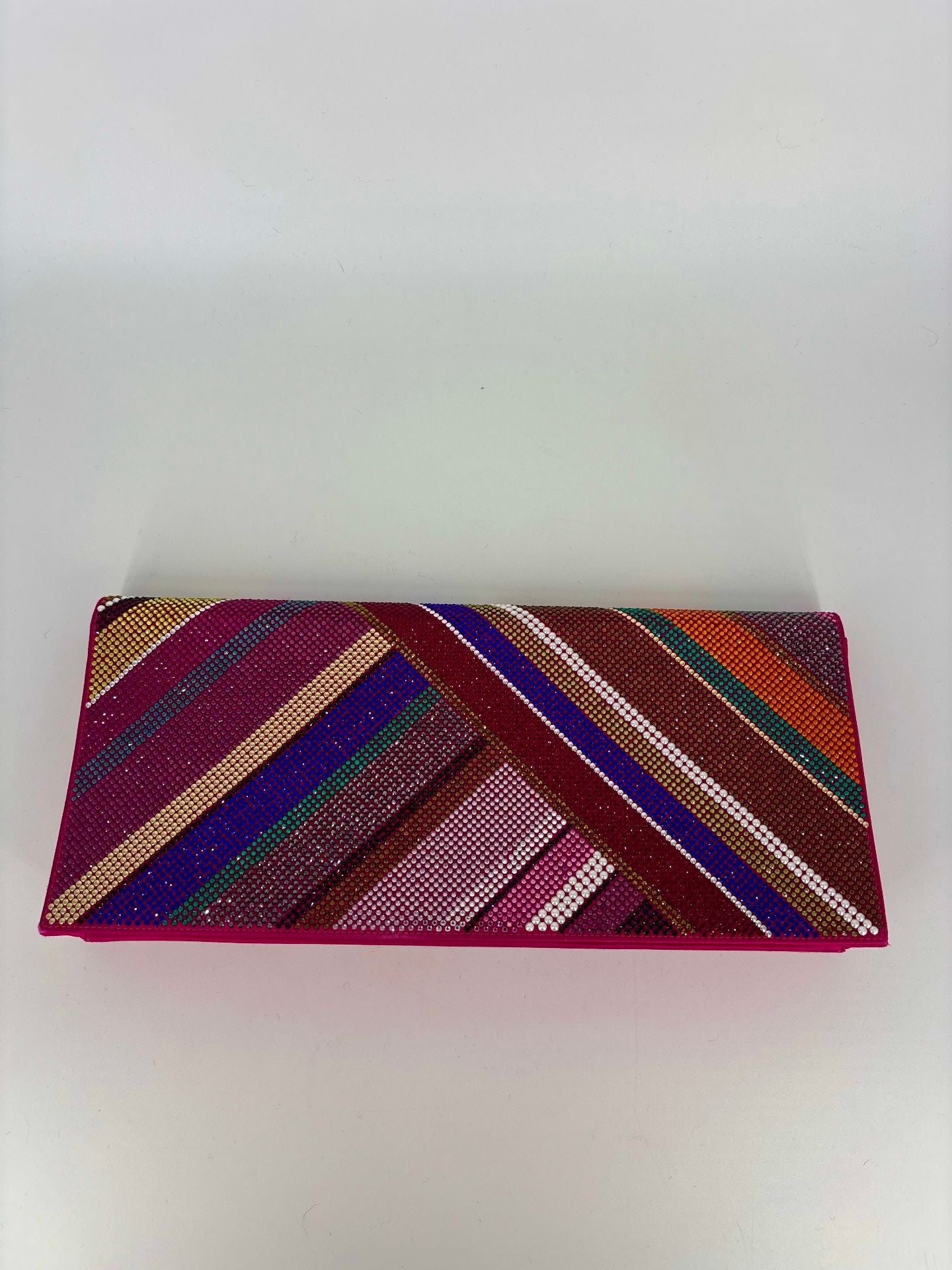 Pochette Renaud Pellegrino intégralement pailletée – Sac de soirée 28 × 12 cm-4