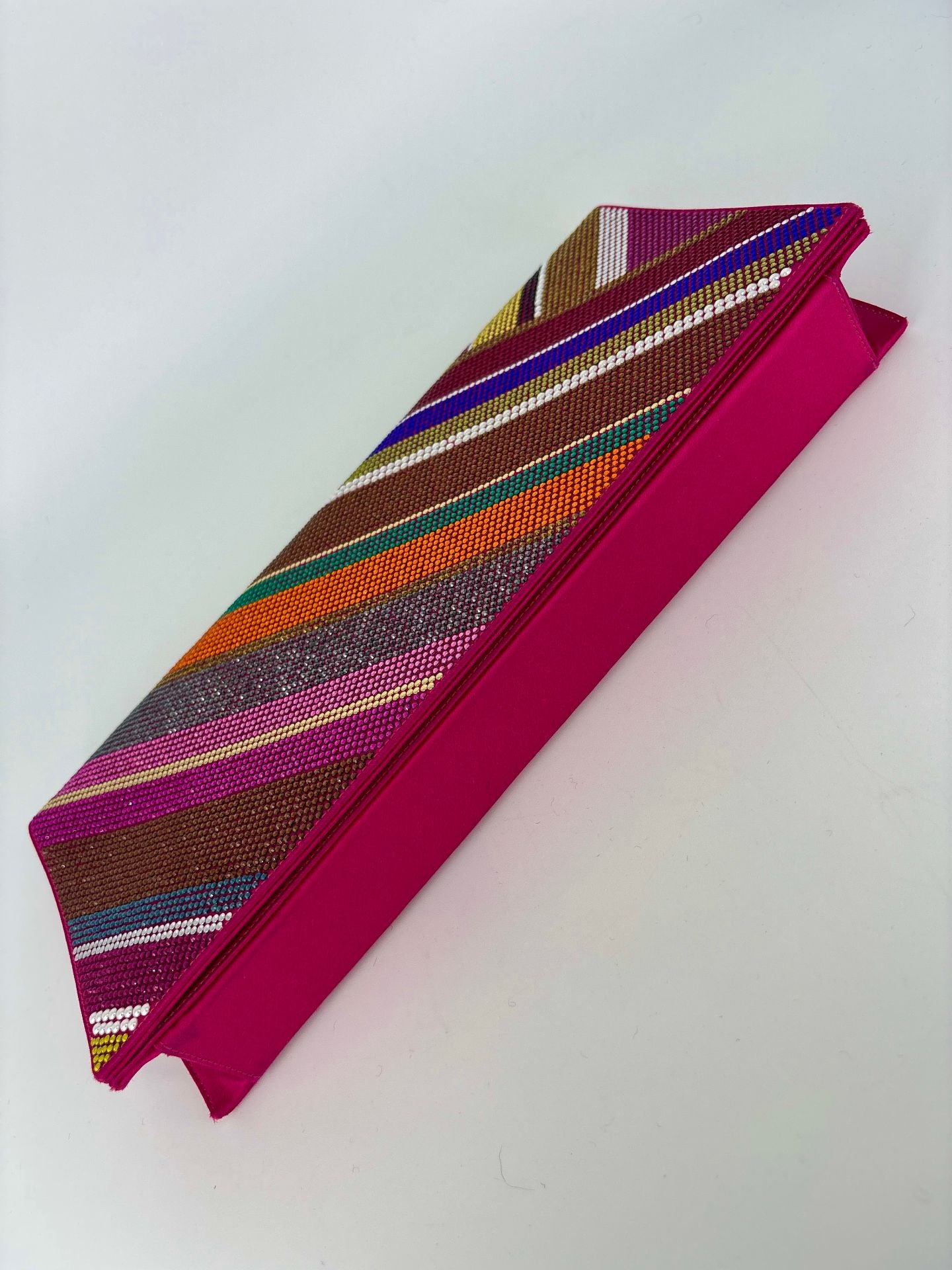 Pochette Renaud Pellegrino intégralement pailletée – Sac de soirée 28 × 12 cm-6