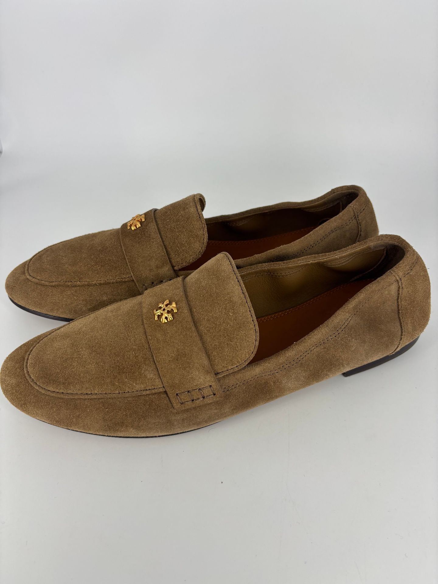 Mocassins Tory Burch Ballet Loafer daim river rock talon plat – T.41-5