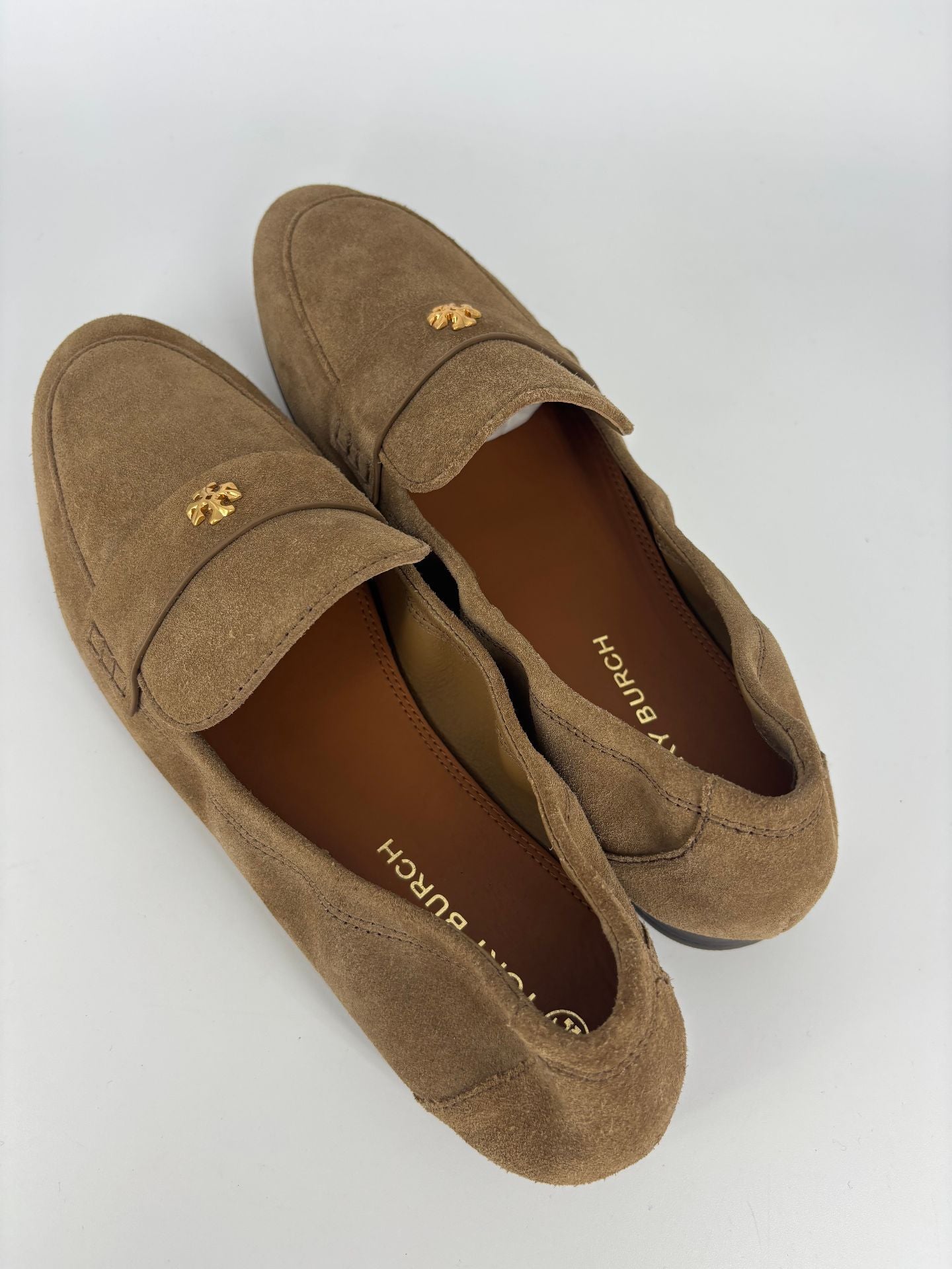 Mocassins Tory Burch Ballet Loafer daim river rock talon plat – T.41-6