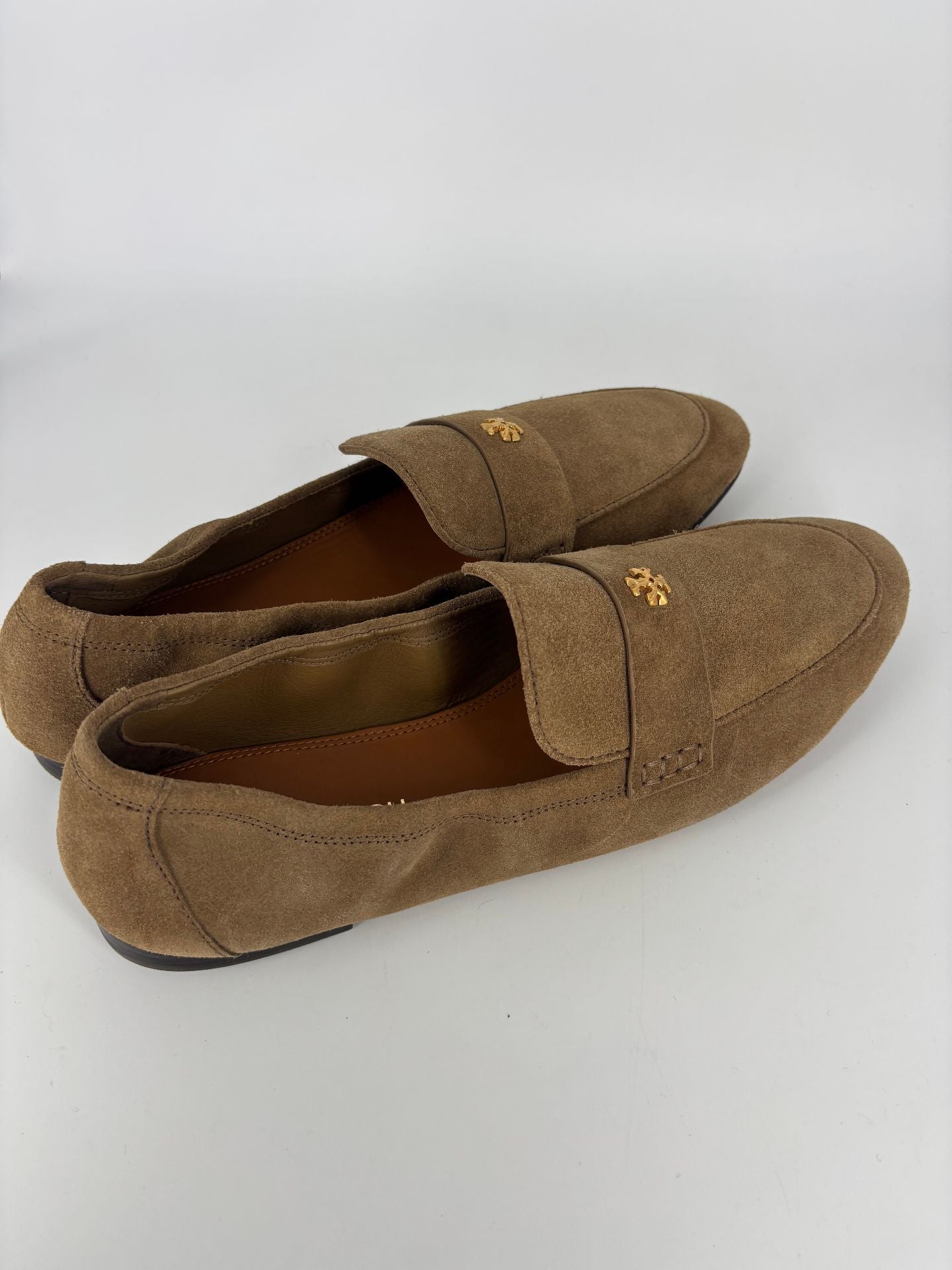 Mocassins Tory Burch Ballet Loafer daim river rock talon plat – T.41-7