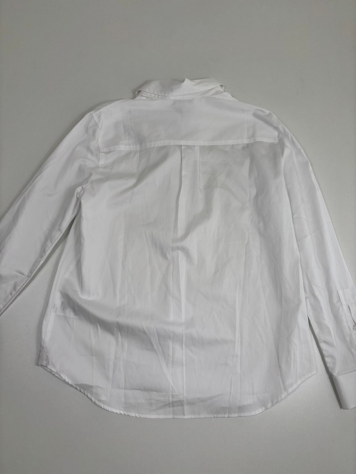 Chemise Reiss coton blanc oversize boutons nacre – T.40-9