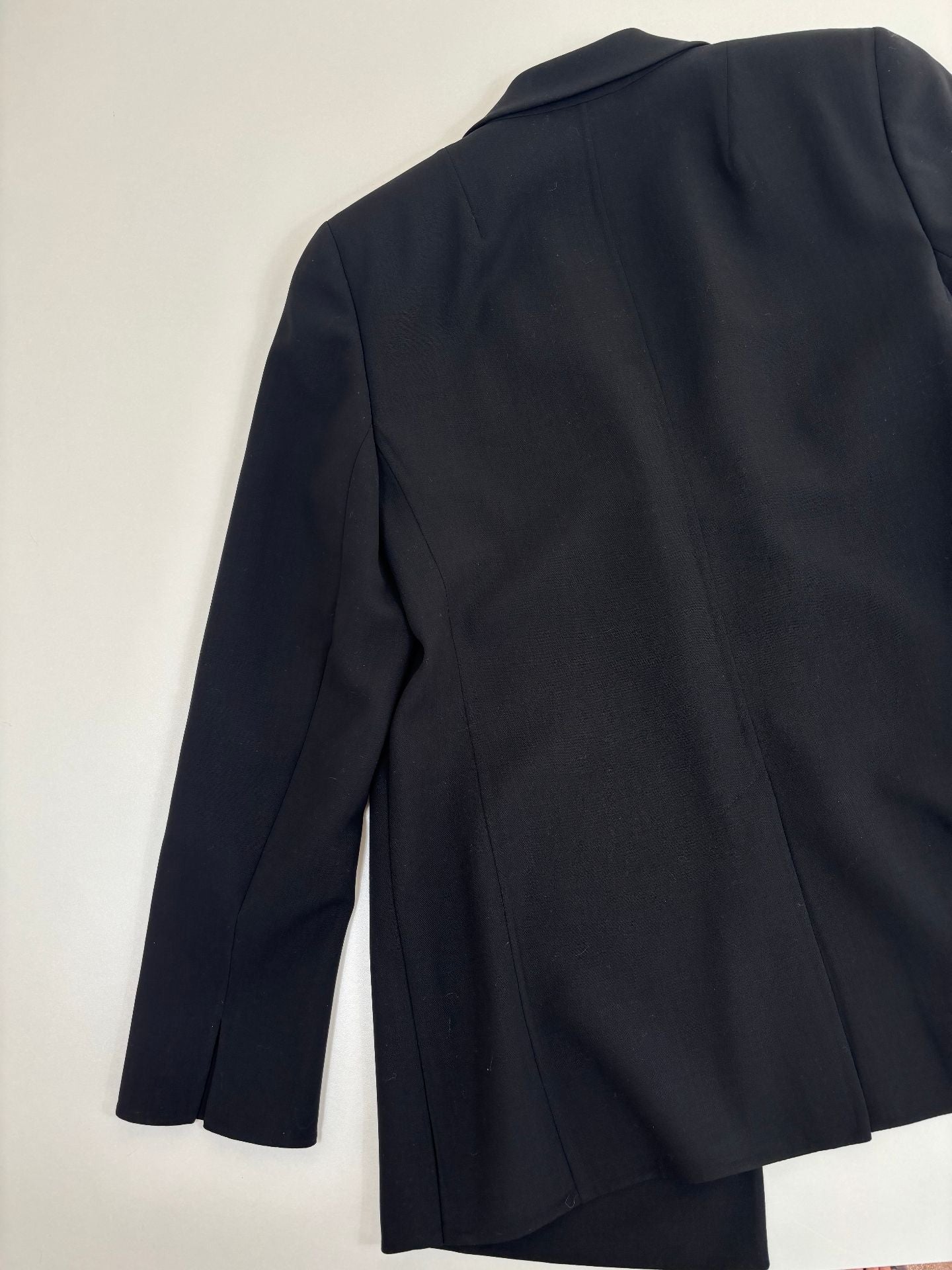 Blazer Akris Walker laine double-face stretch revers pointus coupe ajustée – T.42-8