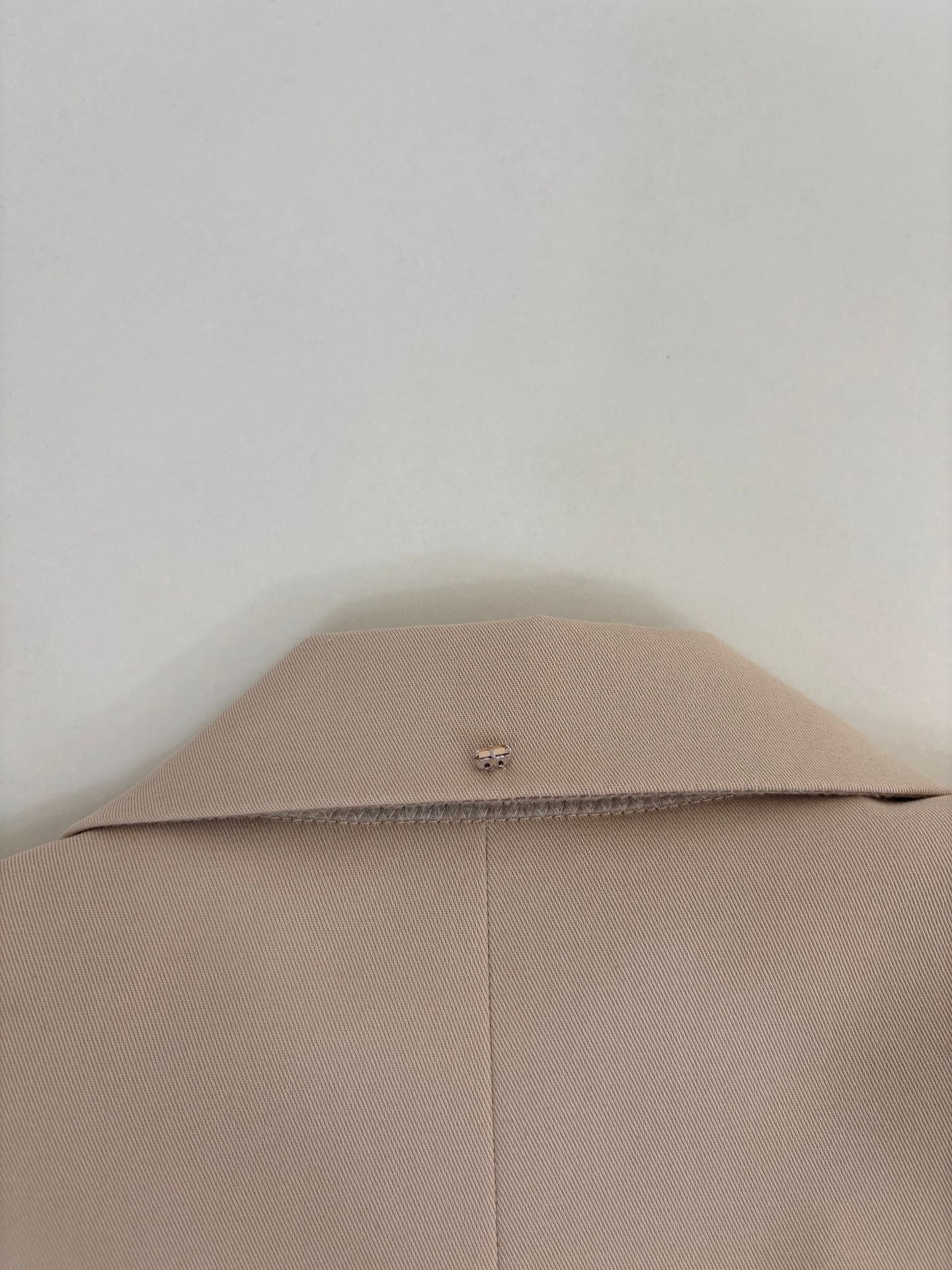 Blazer Sportmax Mela beige sable double boutonnage ornement diamant doré – T.42-10