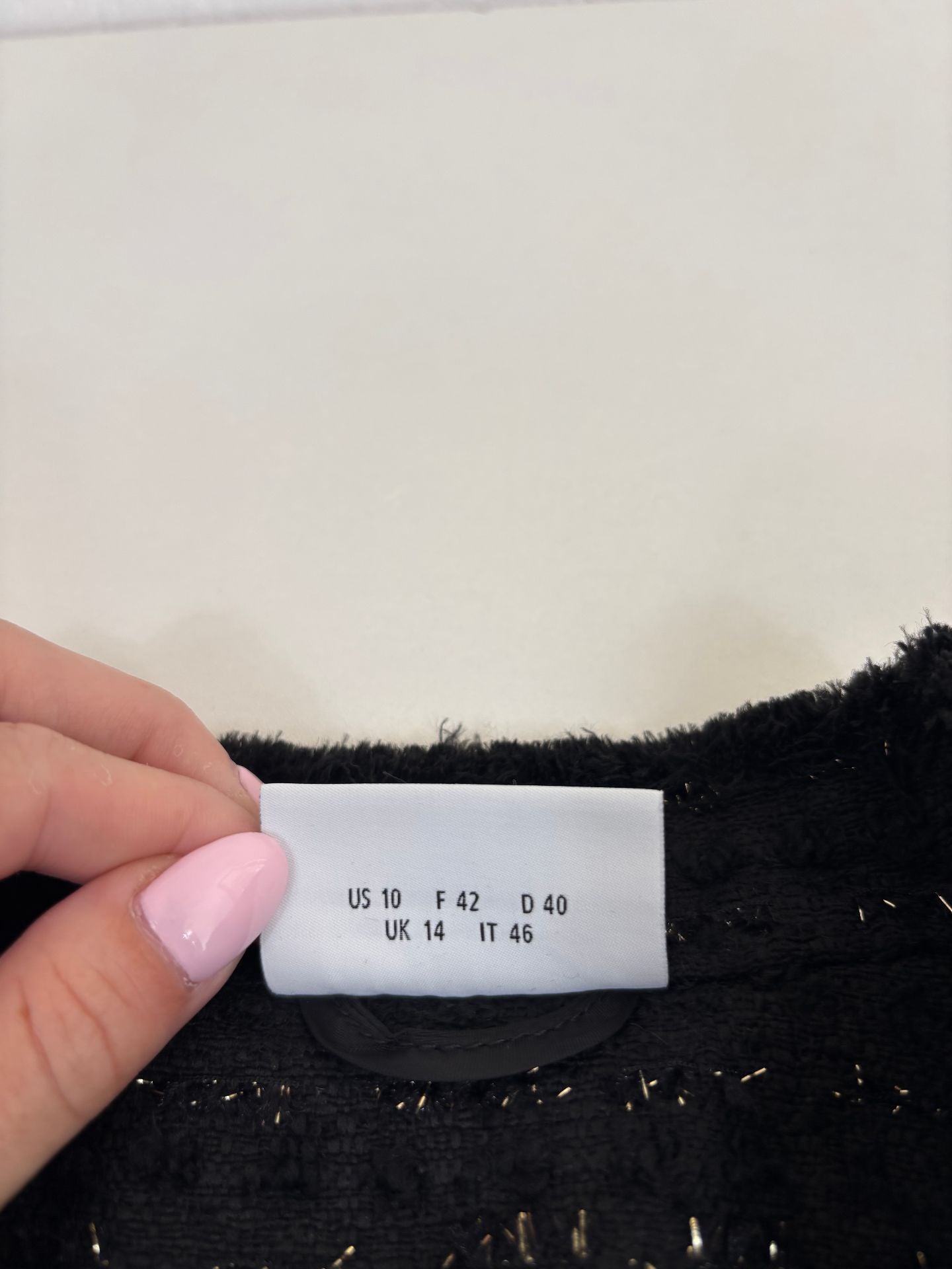 Veste Akris Punto tweed sel & poivre doublure cupro – T.42-6