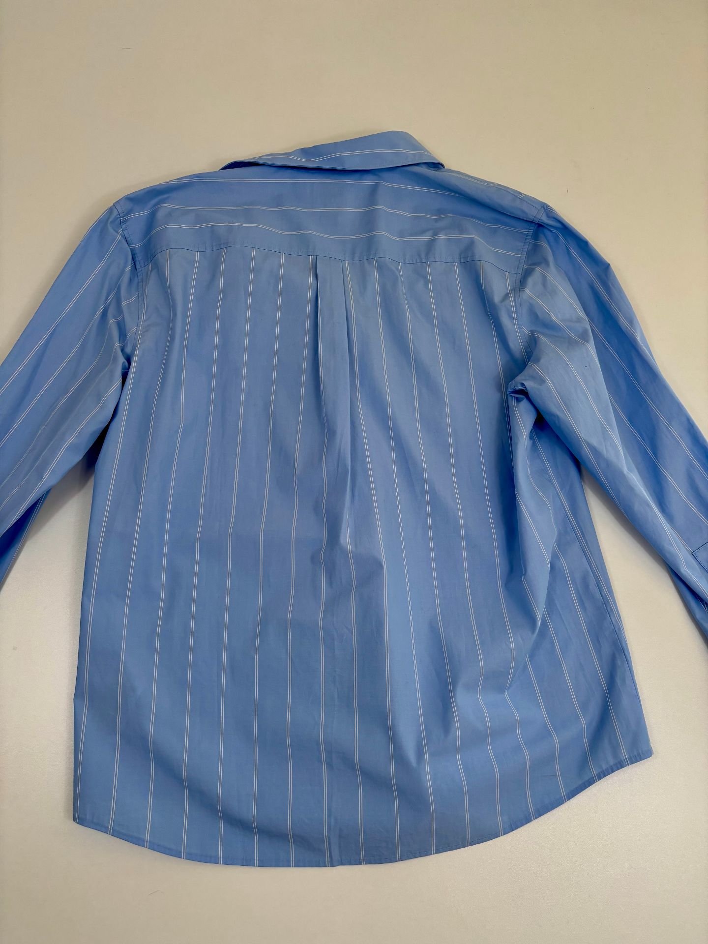Chemise Calvin Klein Shirt Regular Fit coton chambray blue rayures blanches – T.42-7