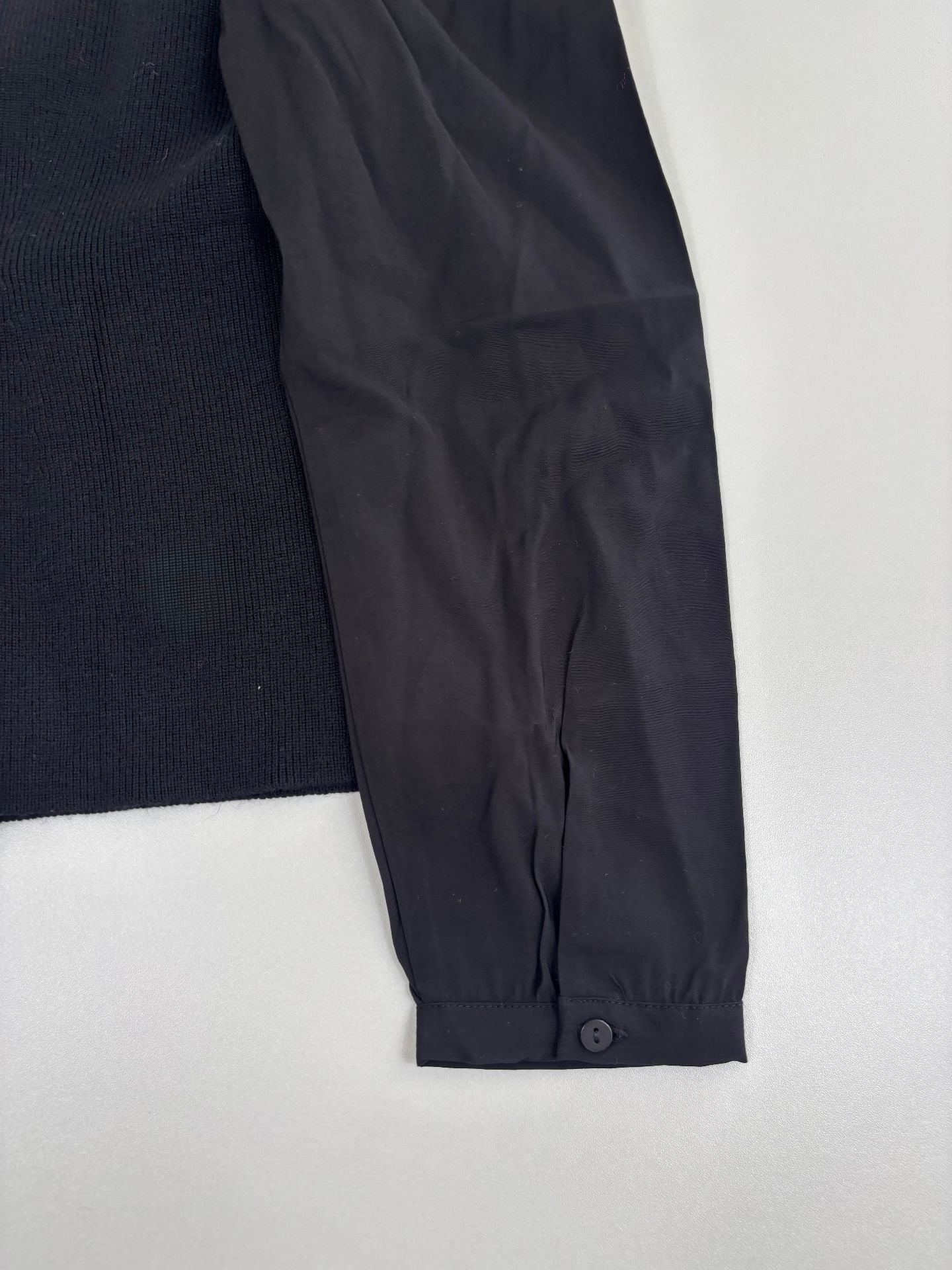 Pull asymétrique une épaule B&Sh maille soie noir – T.38 – Neuf-9