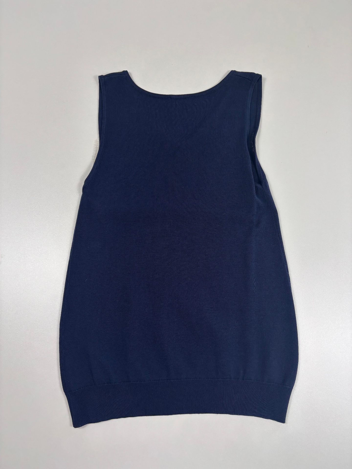 Débardeur Claudie Pierlot en maille bleu marine – T.38-4