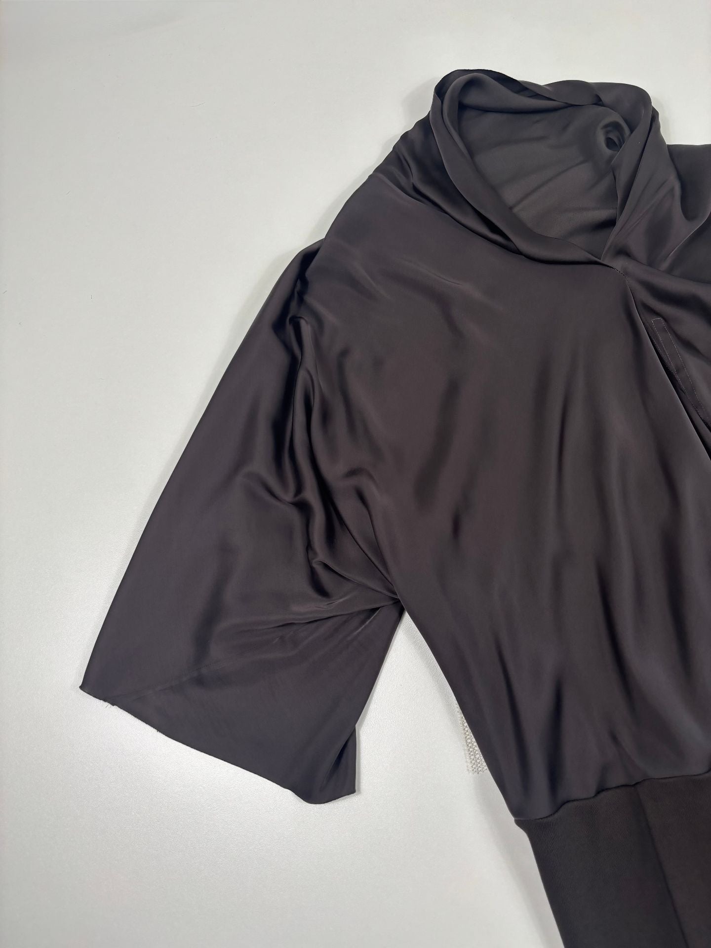 Blouse Rick Owens Cylinder en viscose noire – T.L-4