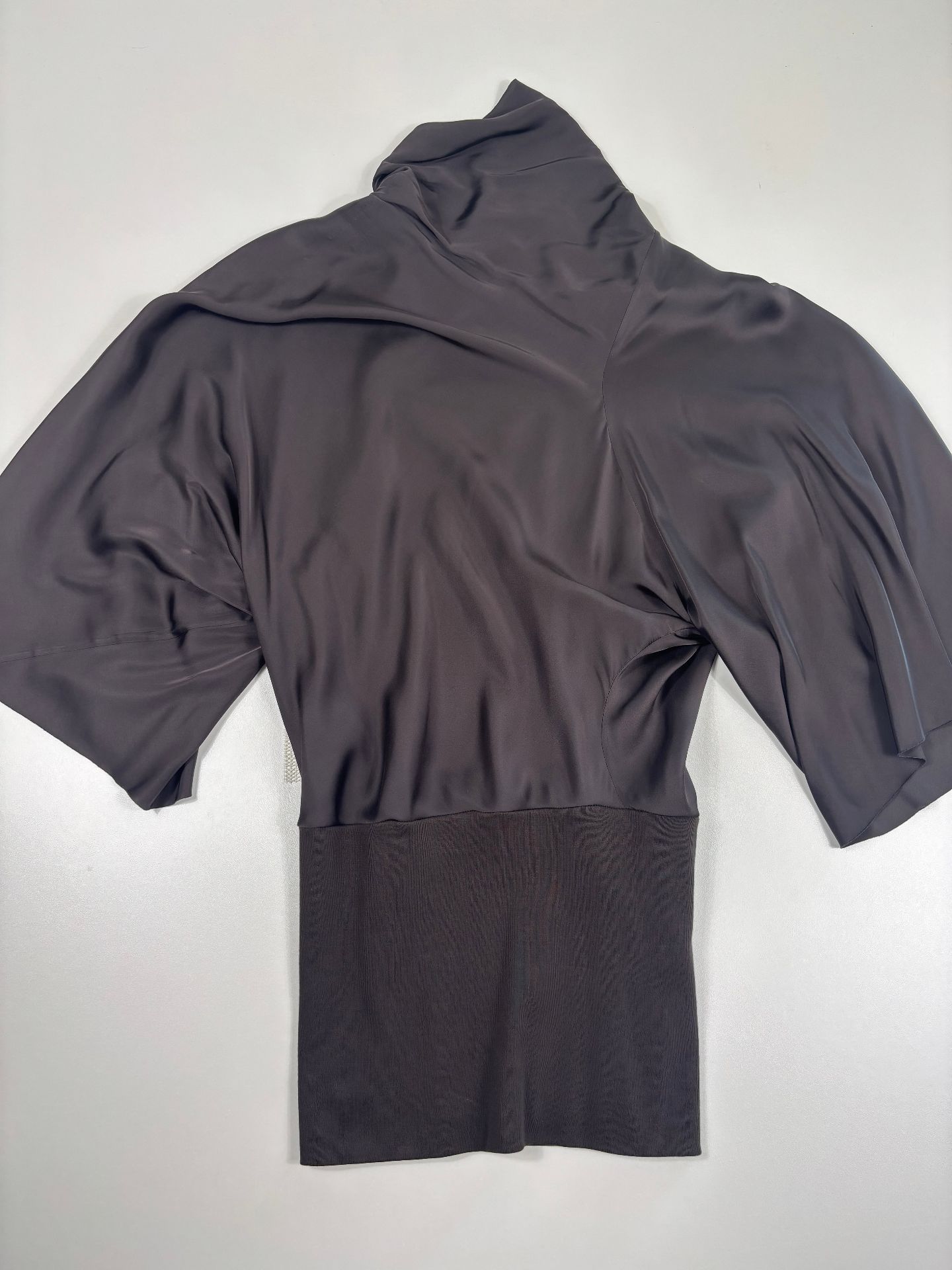 Blouse Rick Owens Cylinder en viscose noire – T.L-6
