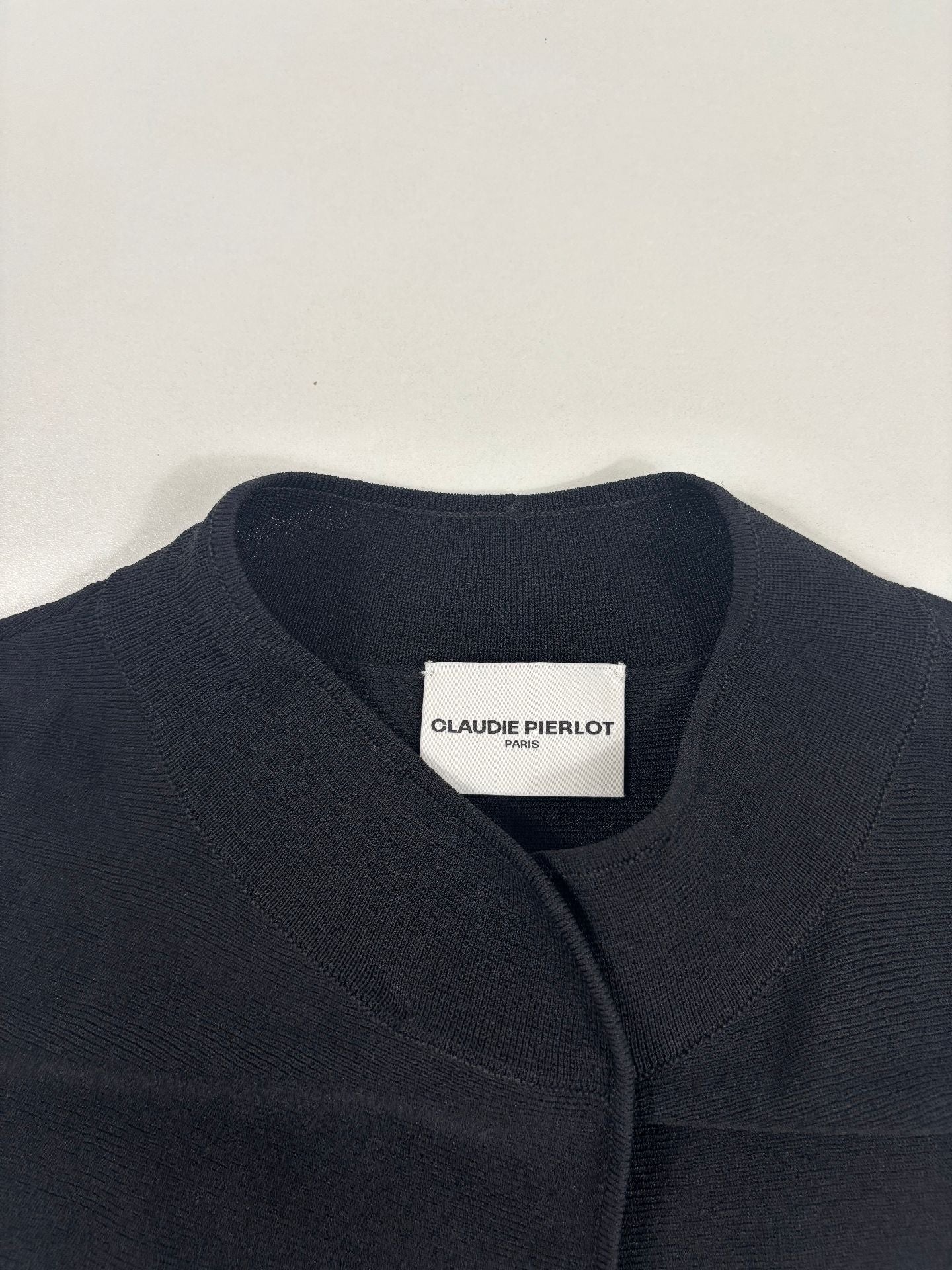 Top Claudie Pierlot plissé noir – T.38-3