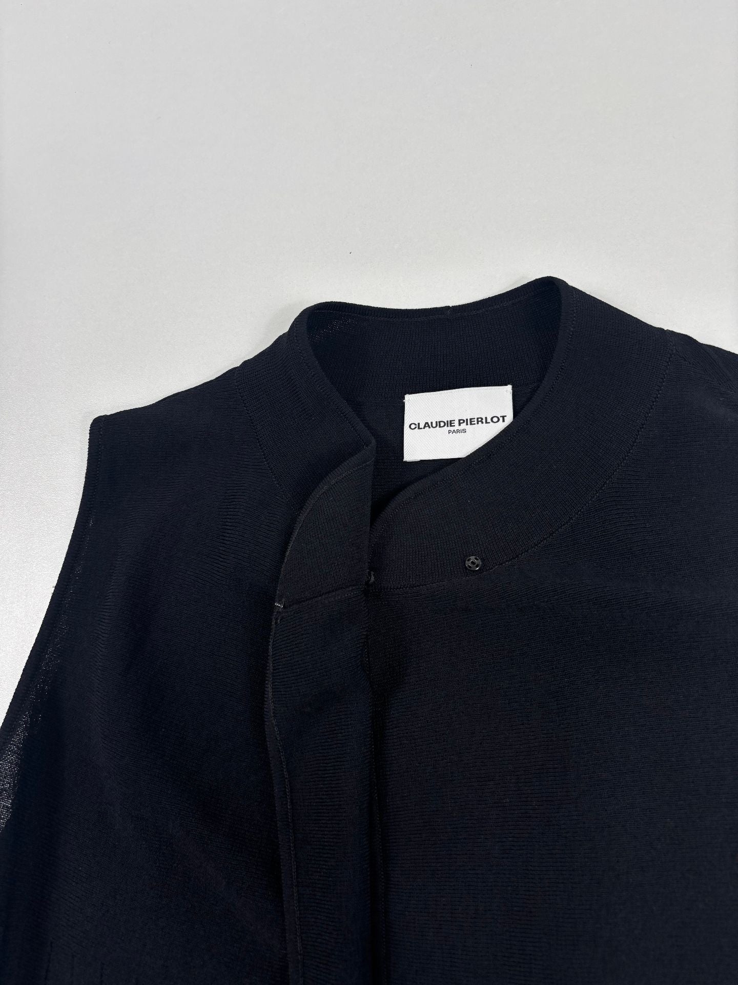 Top Claudie Pierlot plissé noir – T.38-5