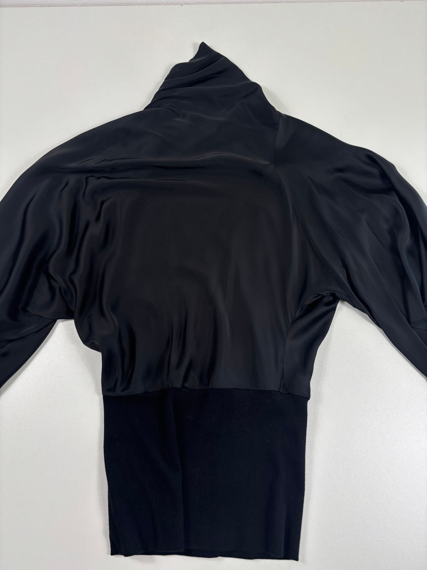 Blouse Rick Owens Cylinder en viscose noire – T.L-6