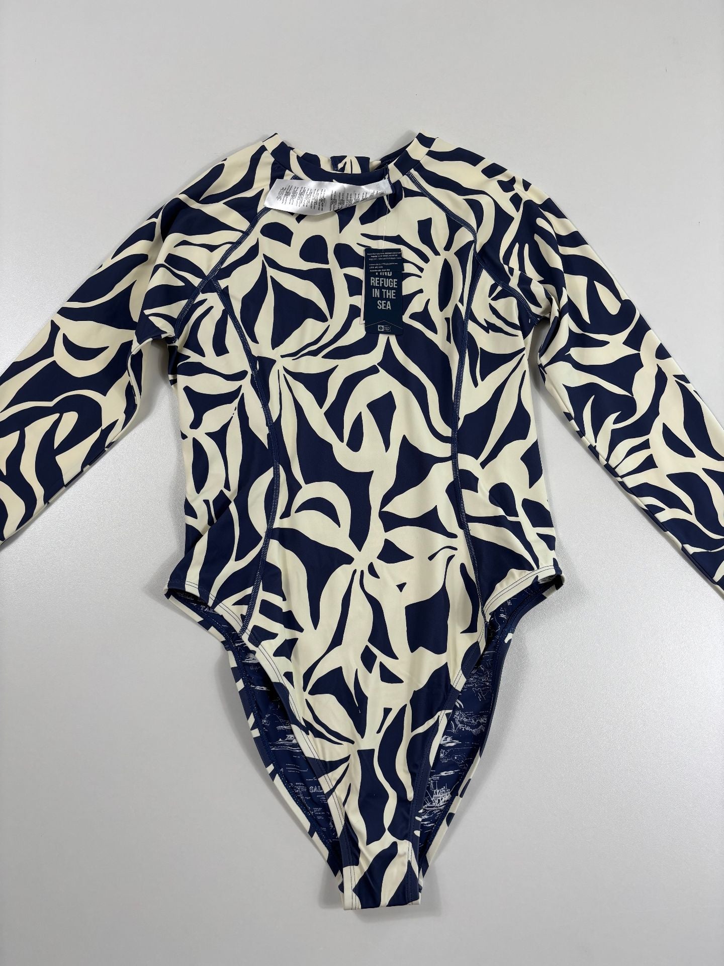 Maillot une pièce manches longues Salty Crew Surf Suit indigo – T.L-5