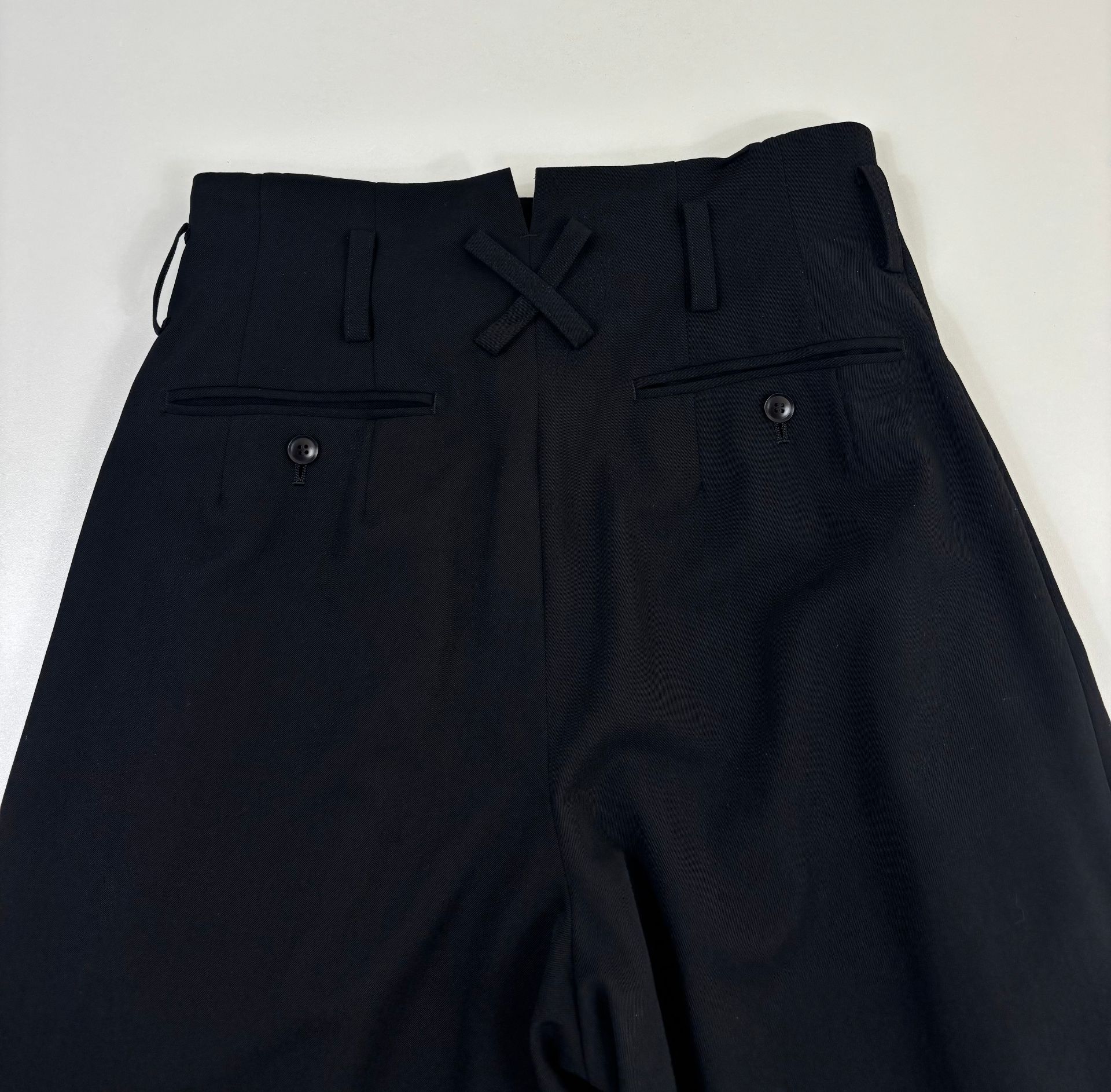 Pantalon Y's Yohji Yamamoto Born Product en coton twill – T.M-7