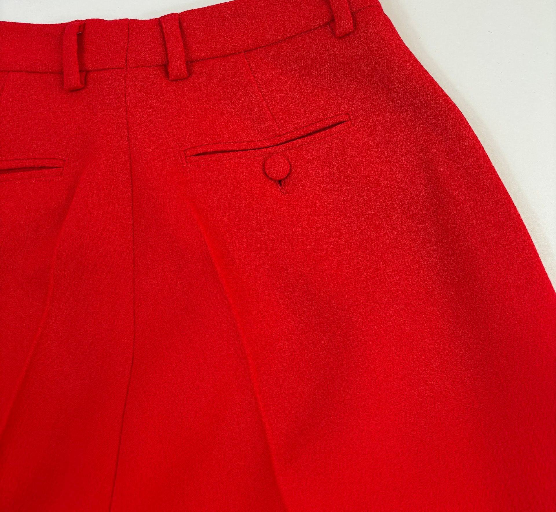 Pantalon Kiton rouge coupe large – T.42-9