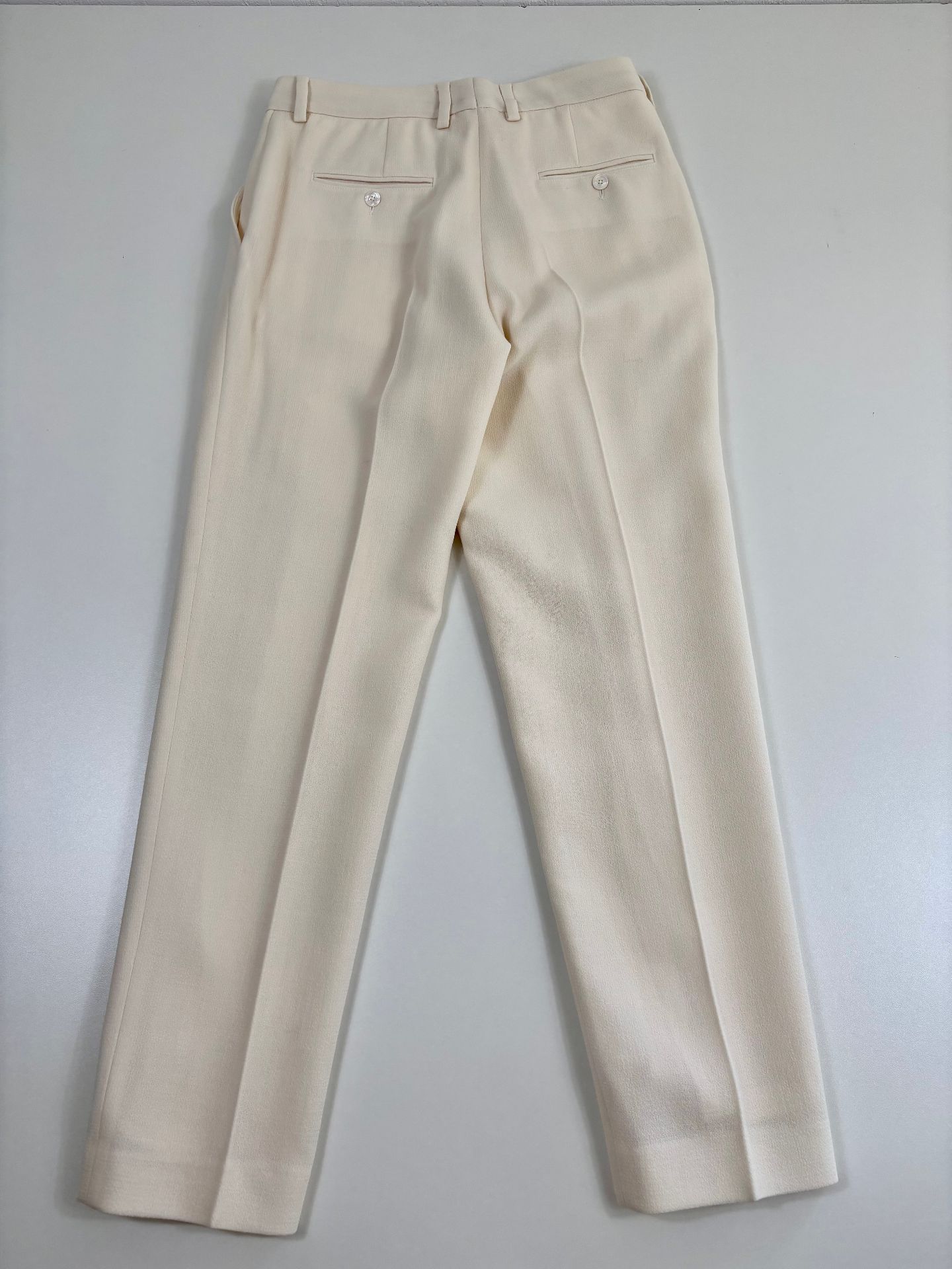 Pantalon Kiton en viscose beige – T.42-7