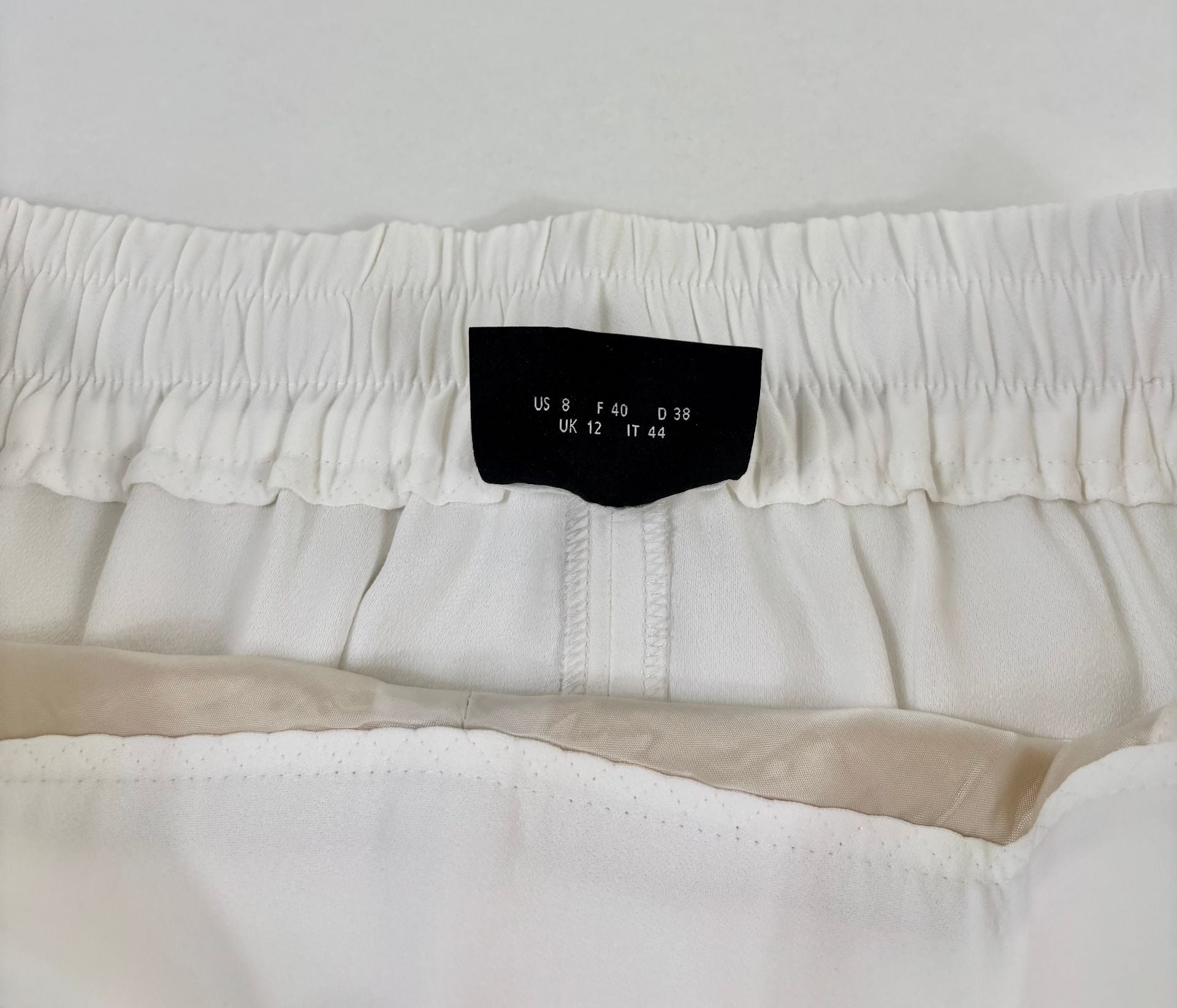 Pantalon Akris Melissa slim stretch Off-White – T.40-4