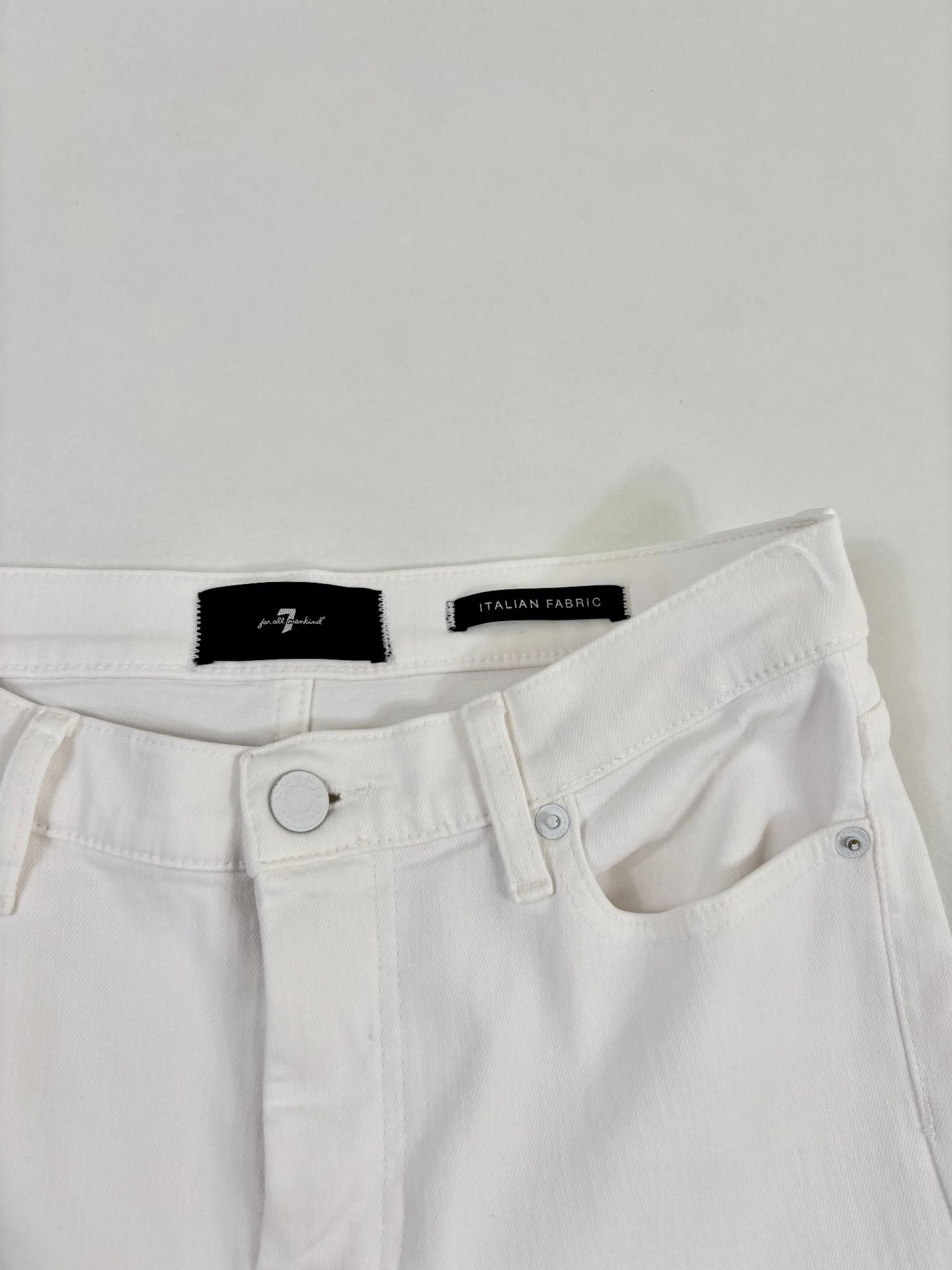 Jean 7 For All Mankind Tailorless bootcut blanc – T.27-4