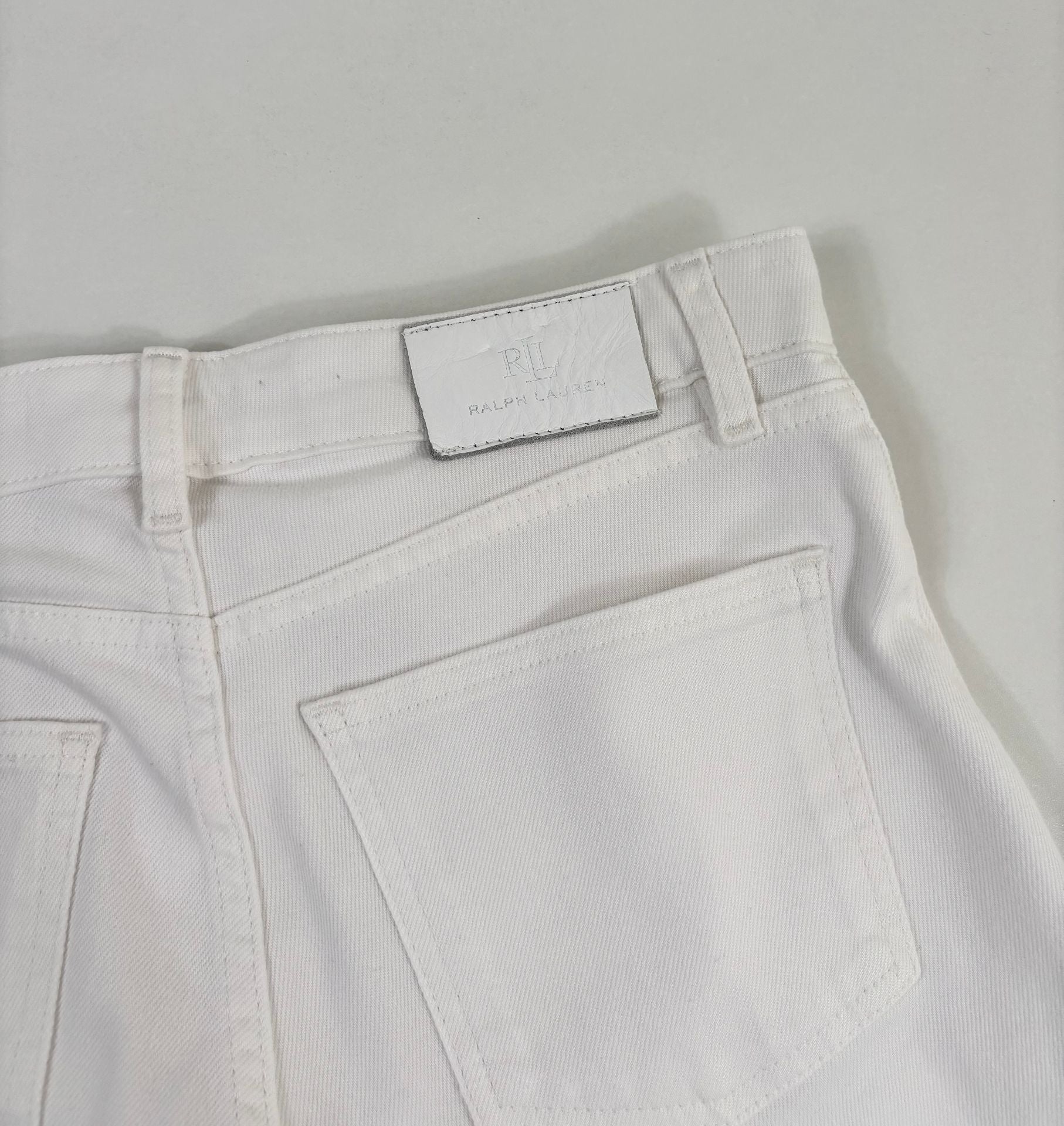 Jean Lauren Ralph Lauren High-Rise Straight blanc – T.36/38-8