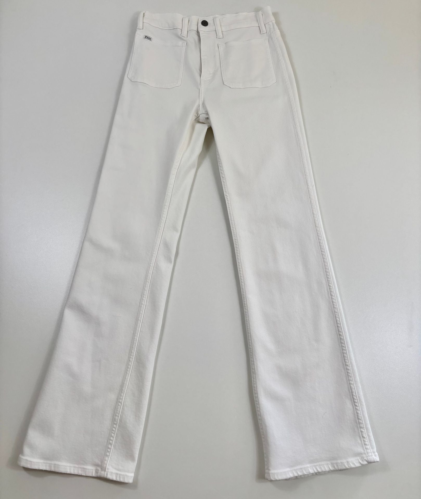 Jean Polo Ralph Lauren Beaton blanc évasé – T.L-5