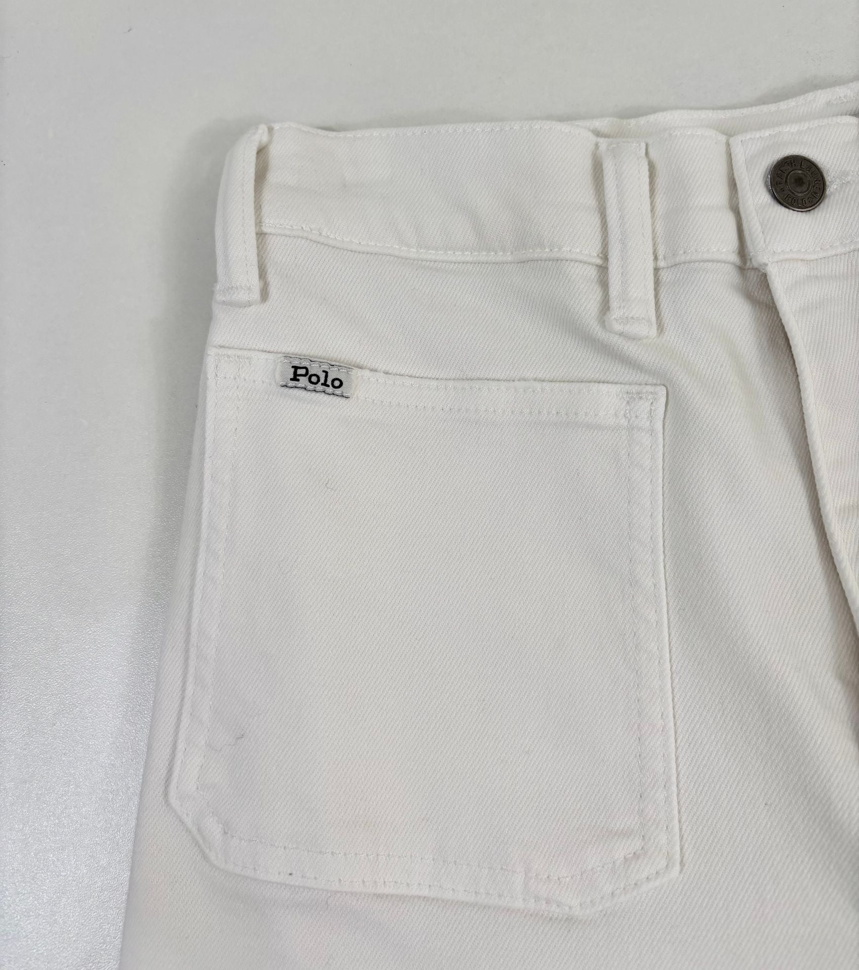 Jean Polo Ralph Lauren Beaton blanc évasé – T.L-2