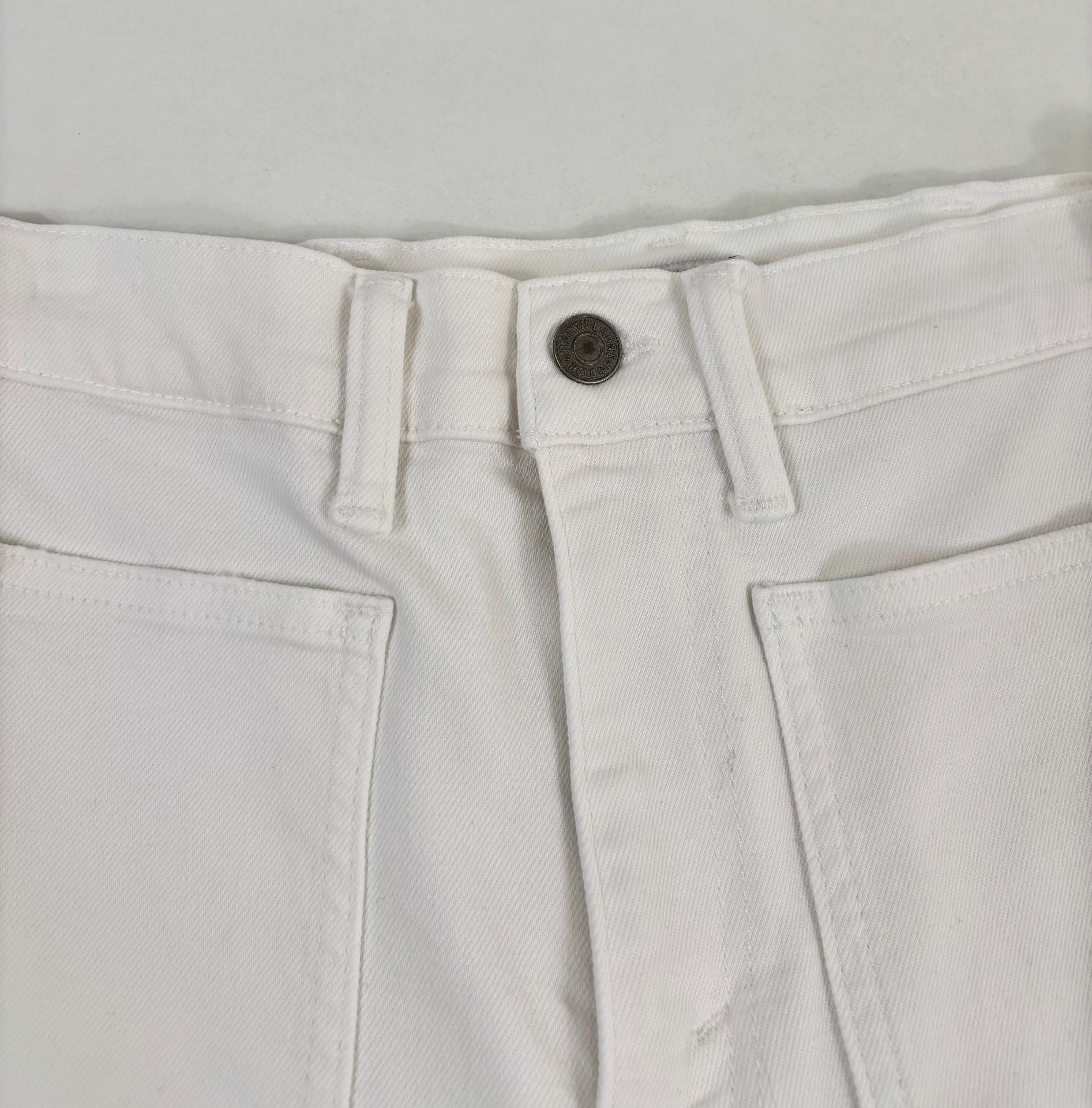 Jean Polo Ralph Lauren Beaton blanc évasé – T.L-3