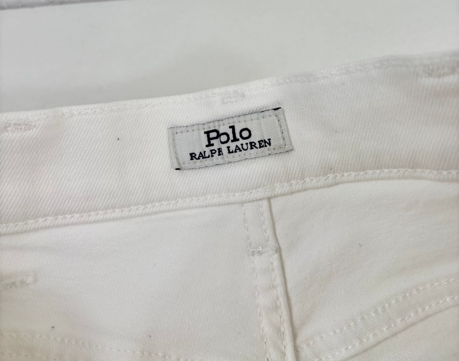 Jean Polo Ralph Lauren Beaton blanc évasé – T.L-4