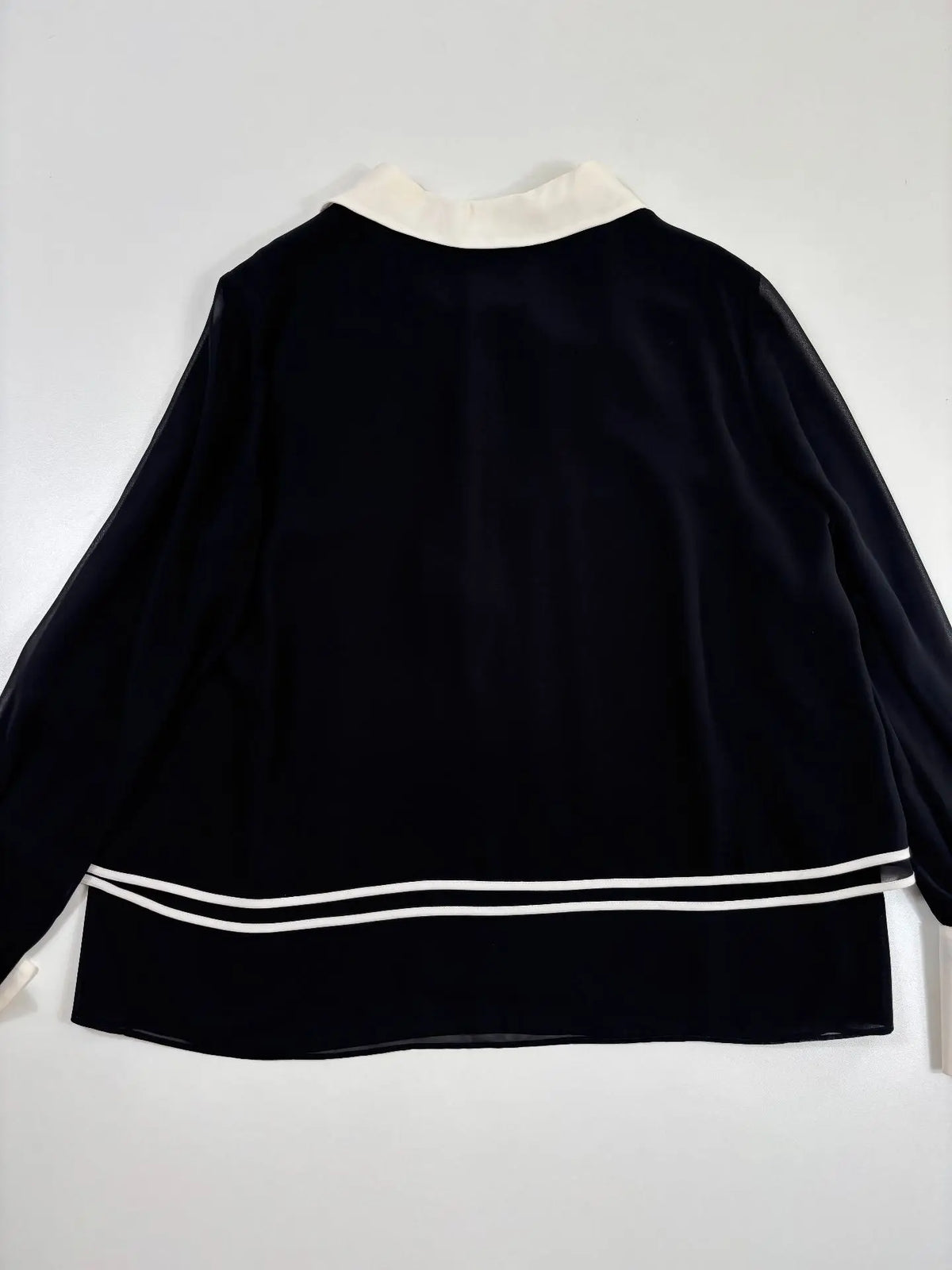 Ensemble Edward Achour Paris en soie noir & blanc – T.40 Edward Achour Paris