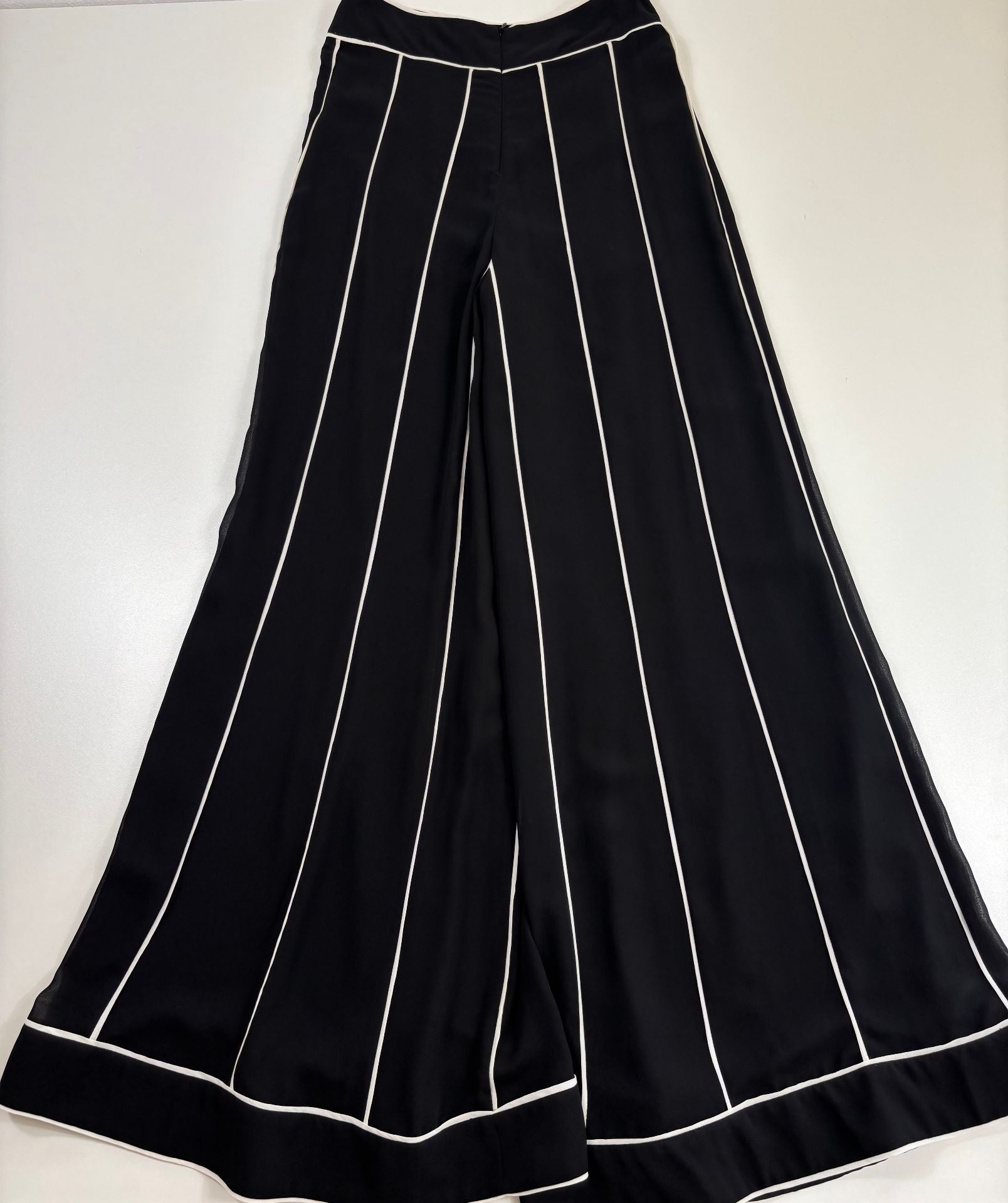 Pantalon palazzo Edward Achour Paris en soie – T.40-2