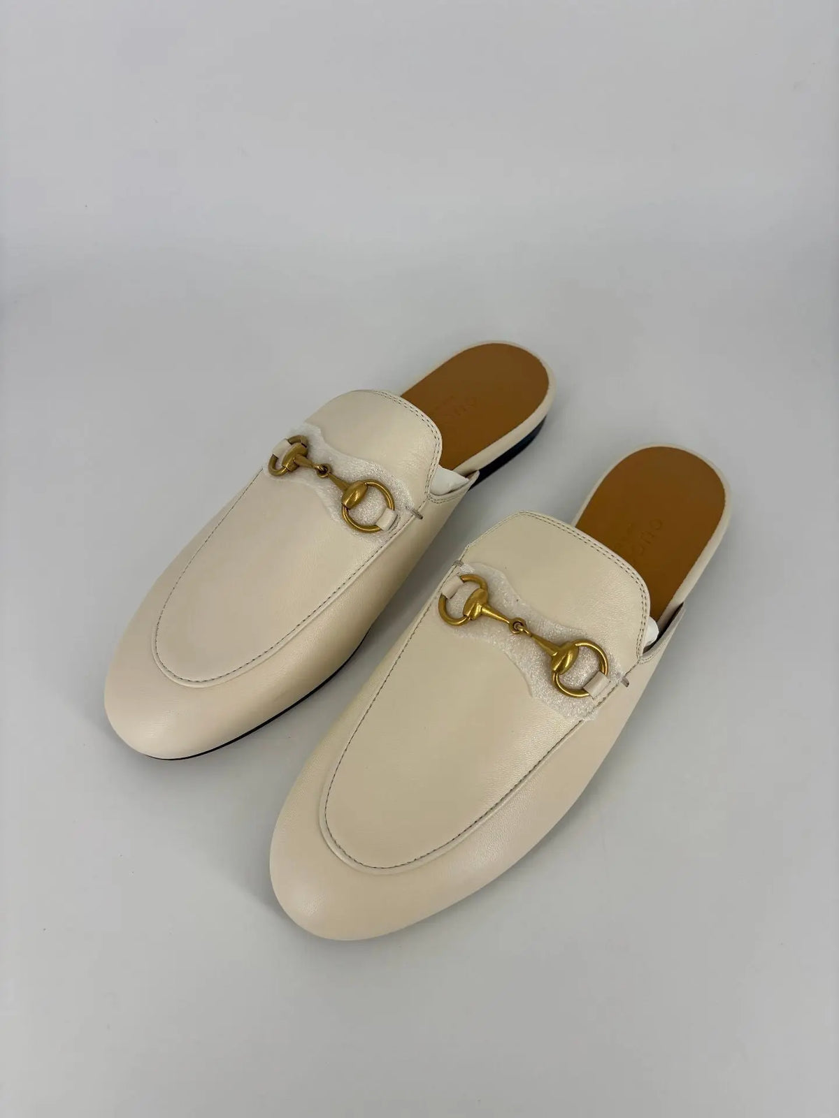 Mules Gucci Princetown en cuir blanc – T.36 Gucci