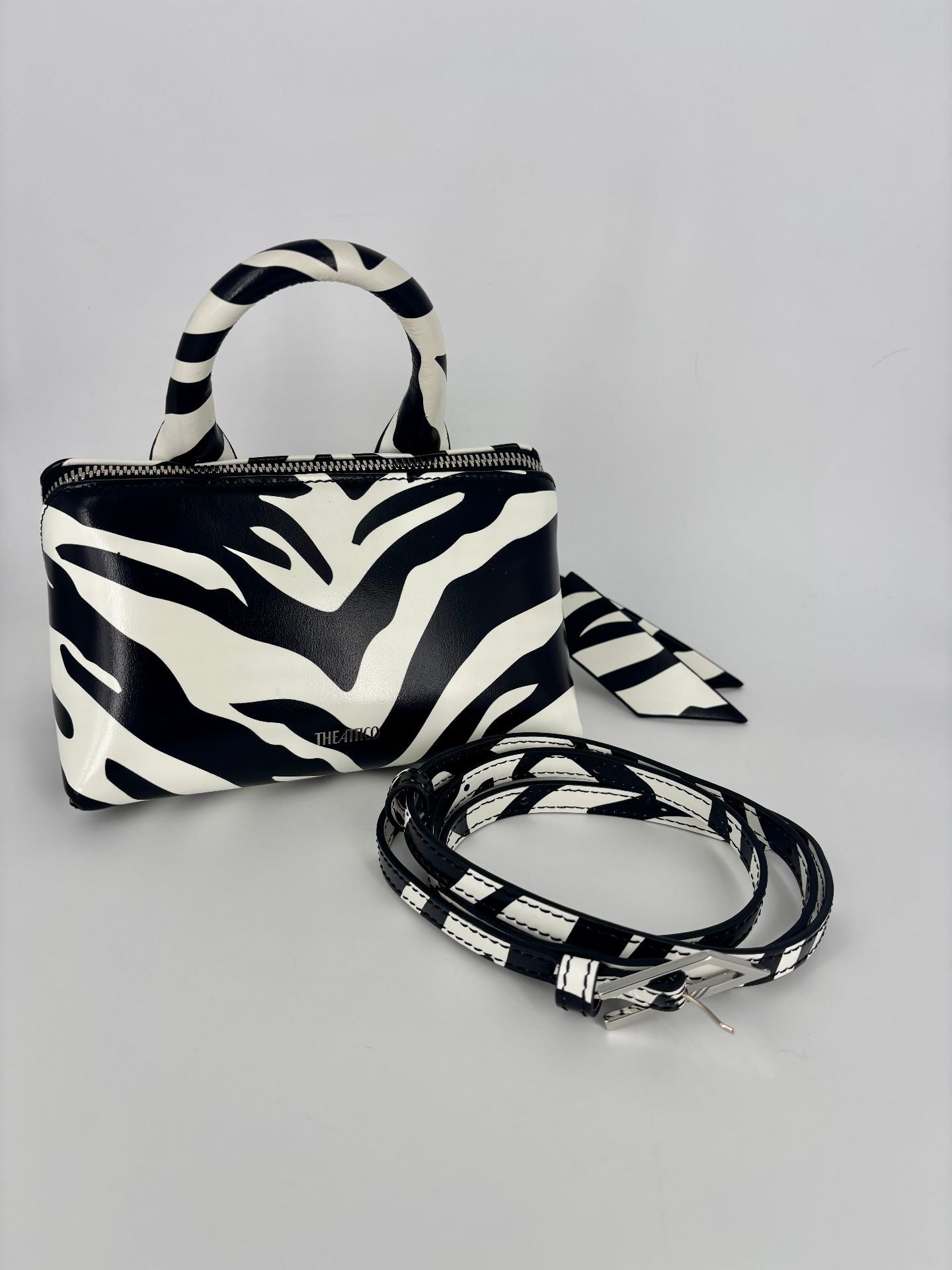 Sac bandoulière zèbre – The Attico-2